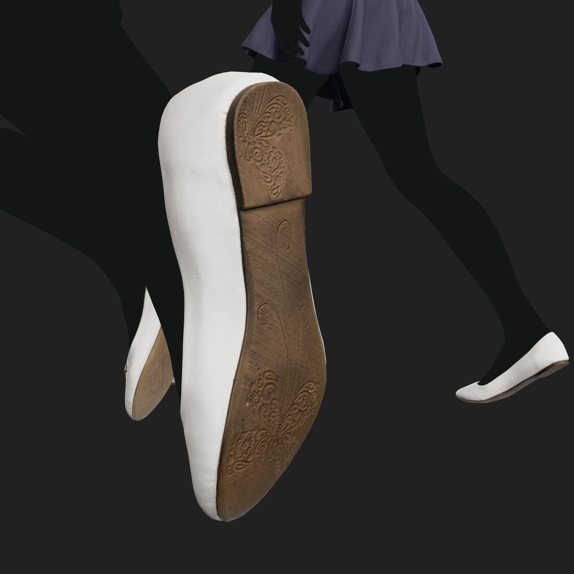 3D Model Criss-Cross Top and Skirt 3d footwear sole