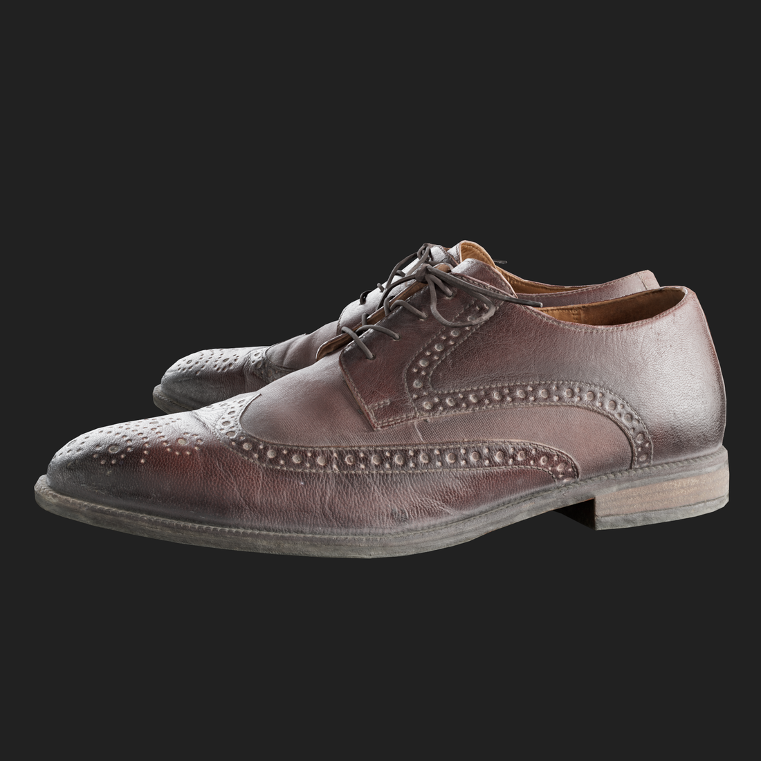 3D Brown Brogues