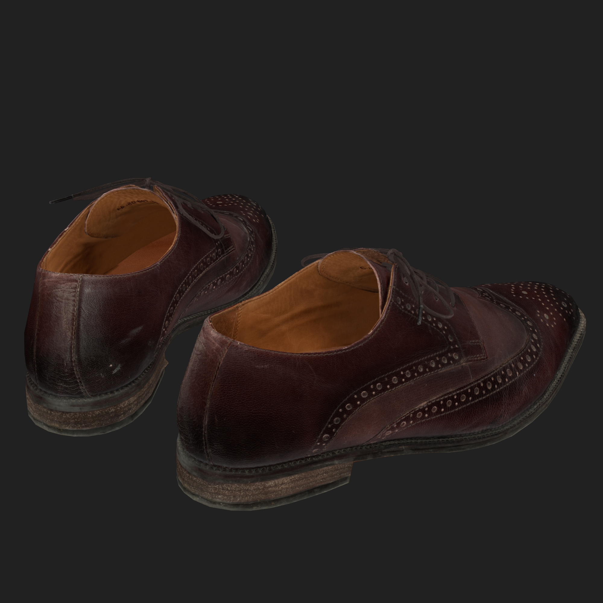 3D Brown Brogues