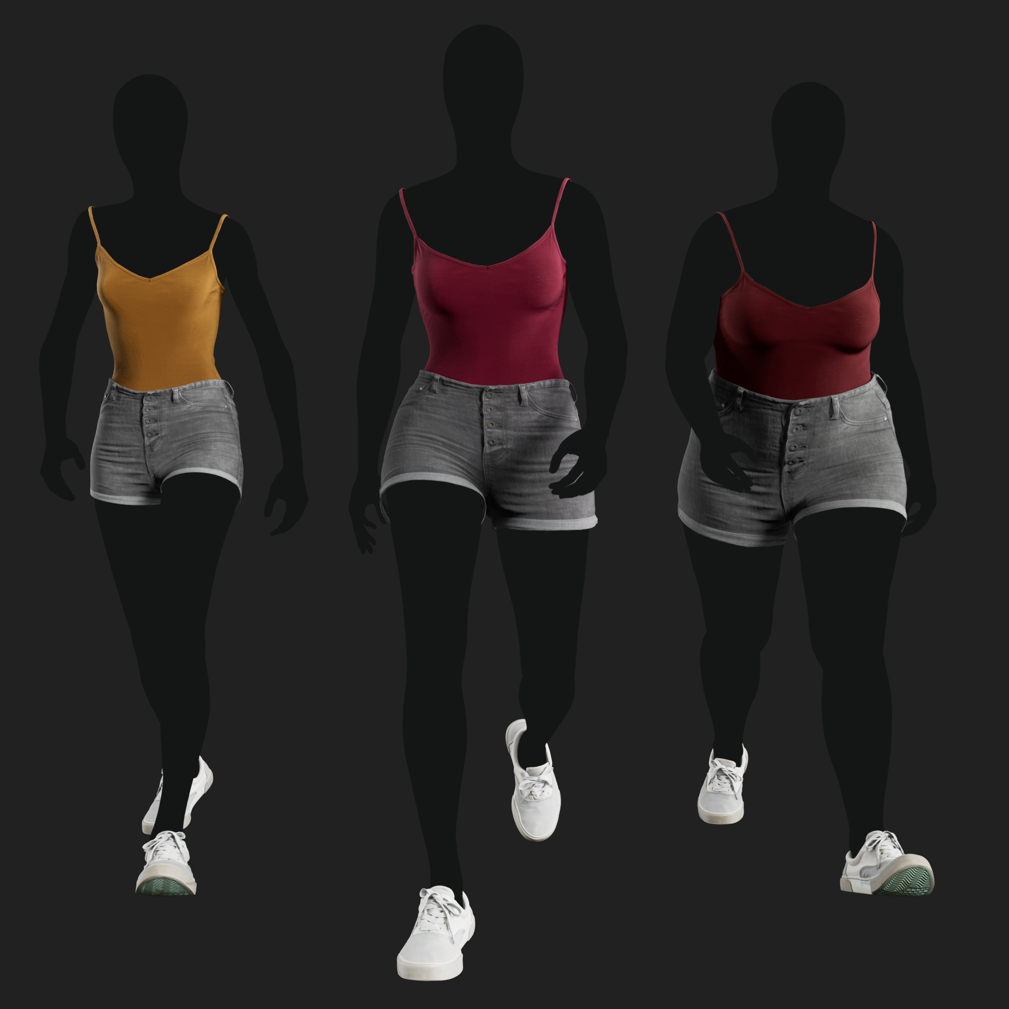 Realistic Scan of Clothes: Women&