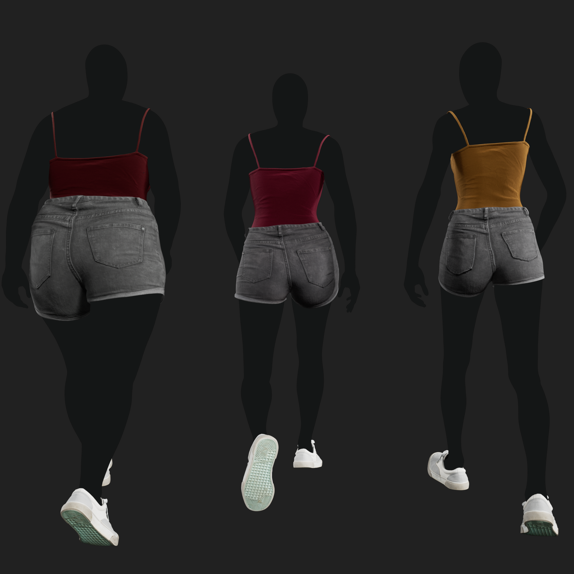 Realistic Scan of Clothes: Women&