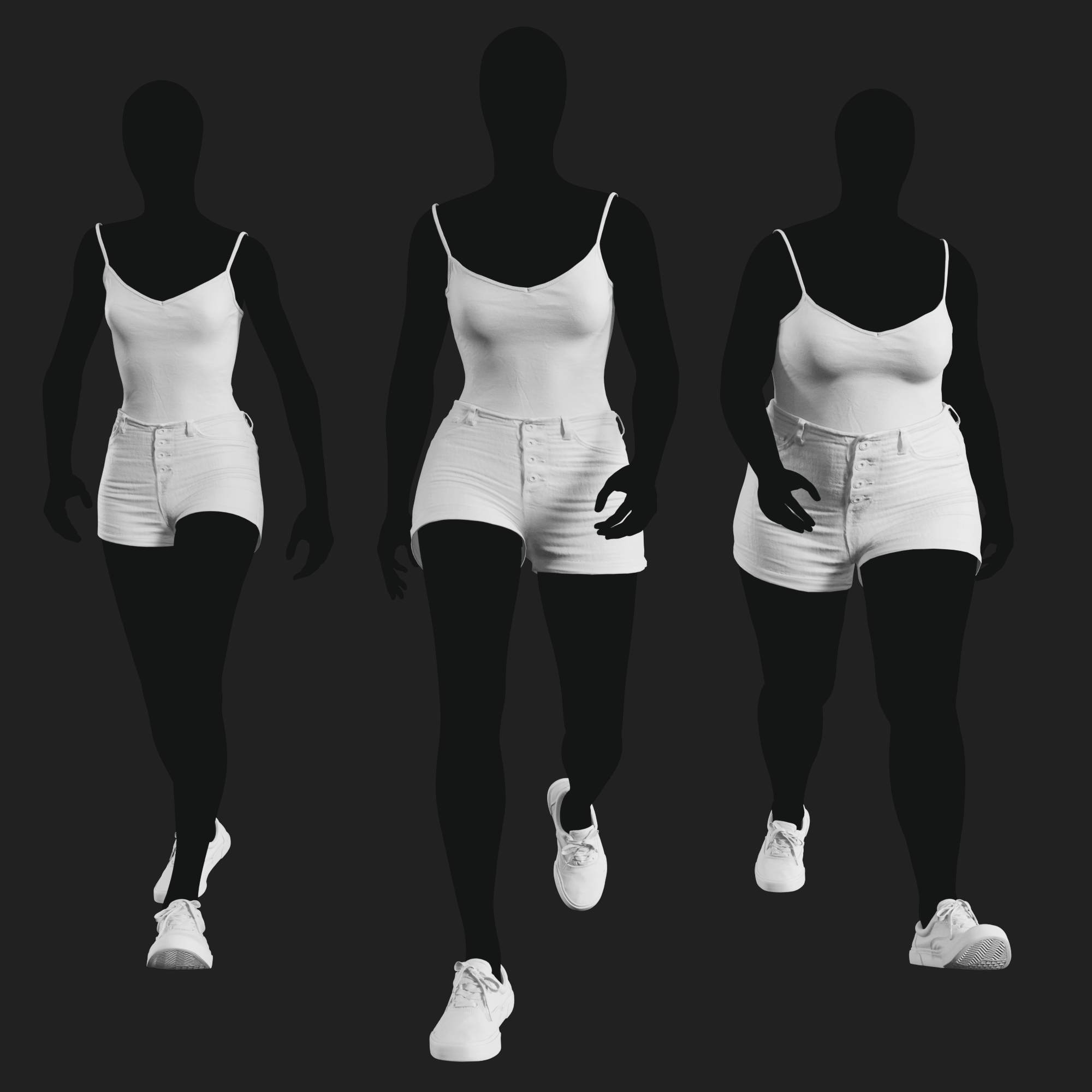 Realistic Scan of Clothes: Women&