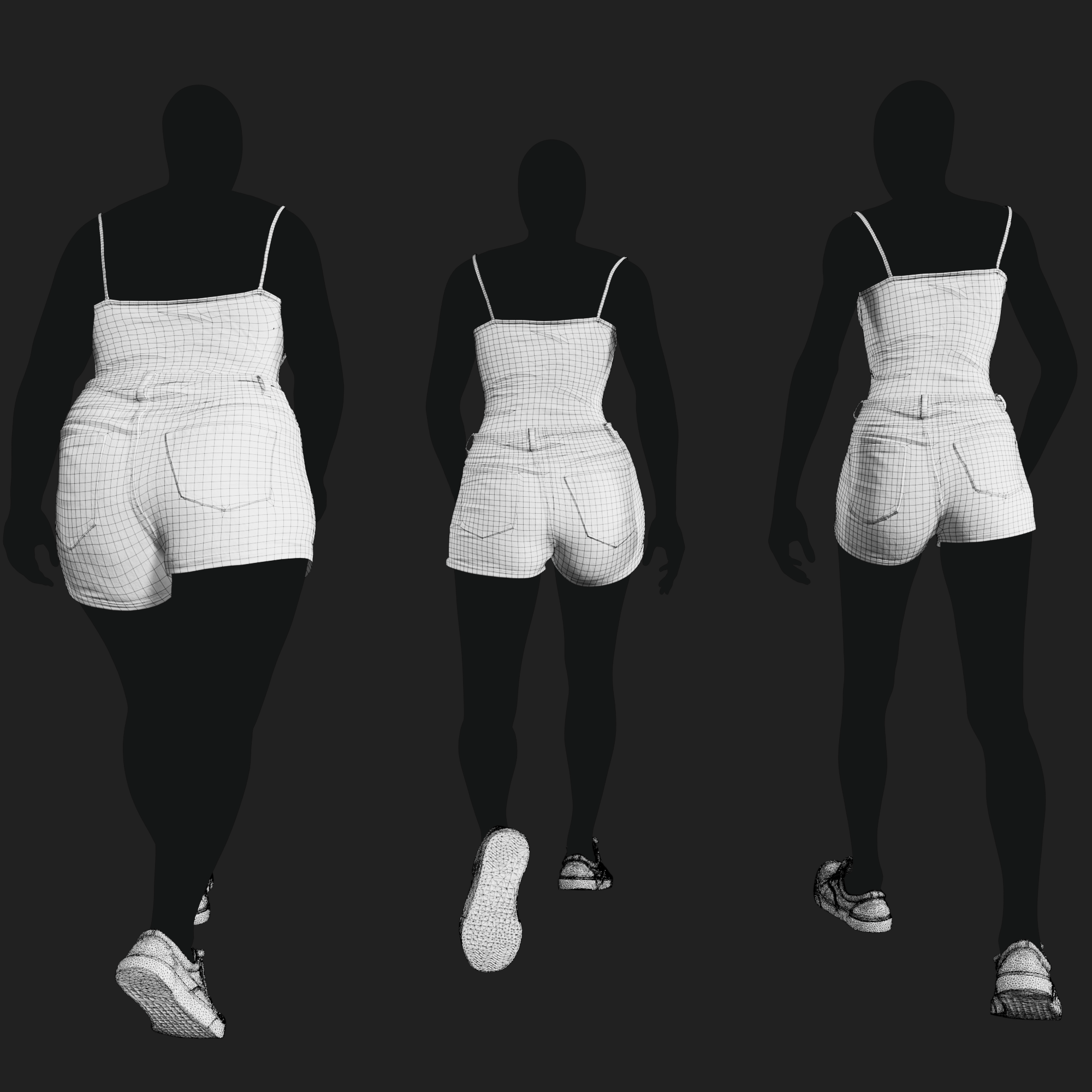 Realistic Scan of Clothes: Women&