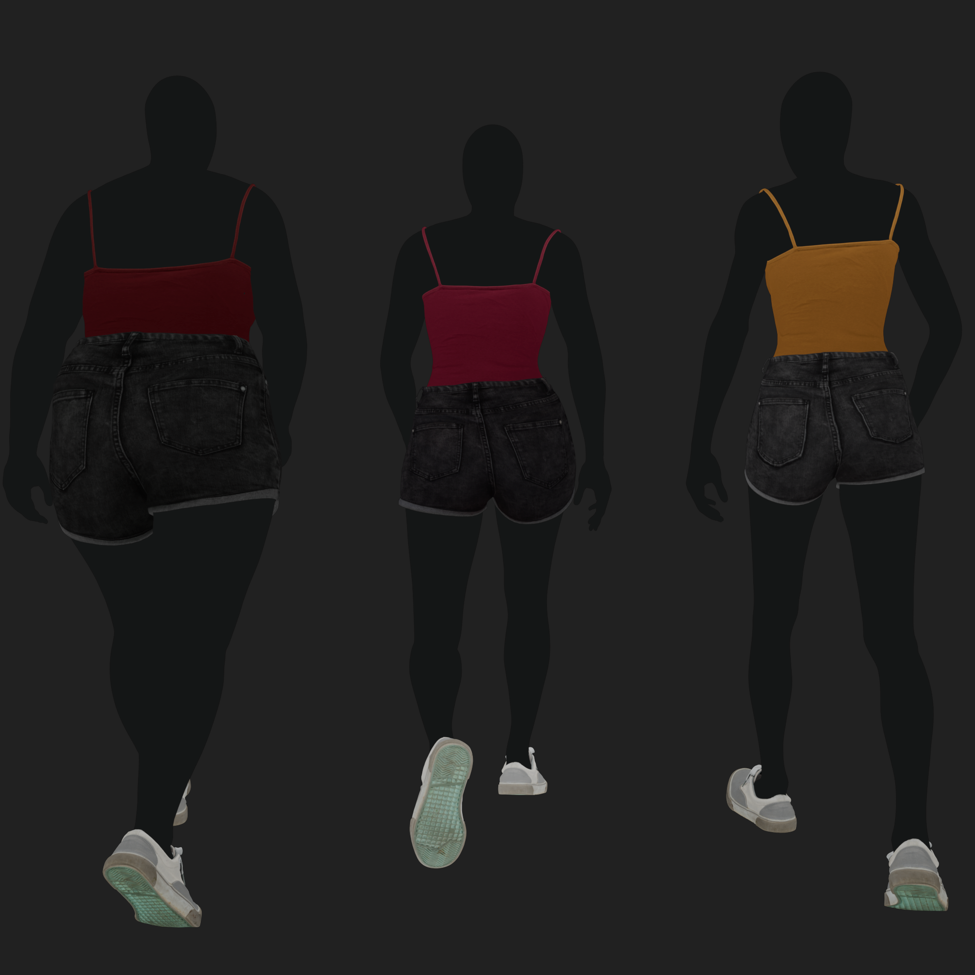 Realistic Scan of Clothes: Women&