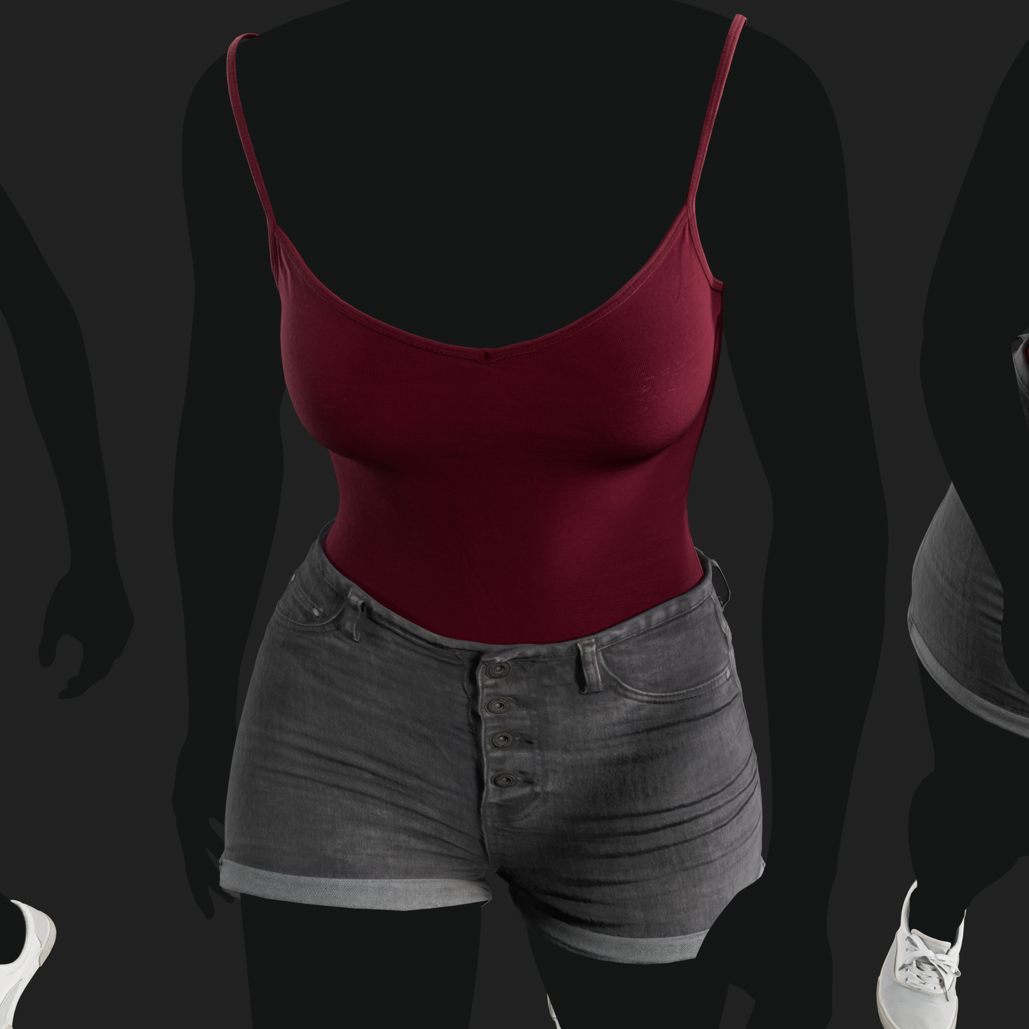 Realistic Scan of Clothes: Women&