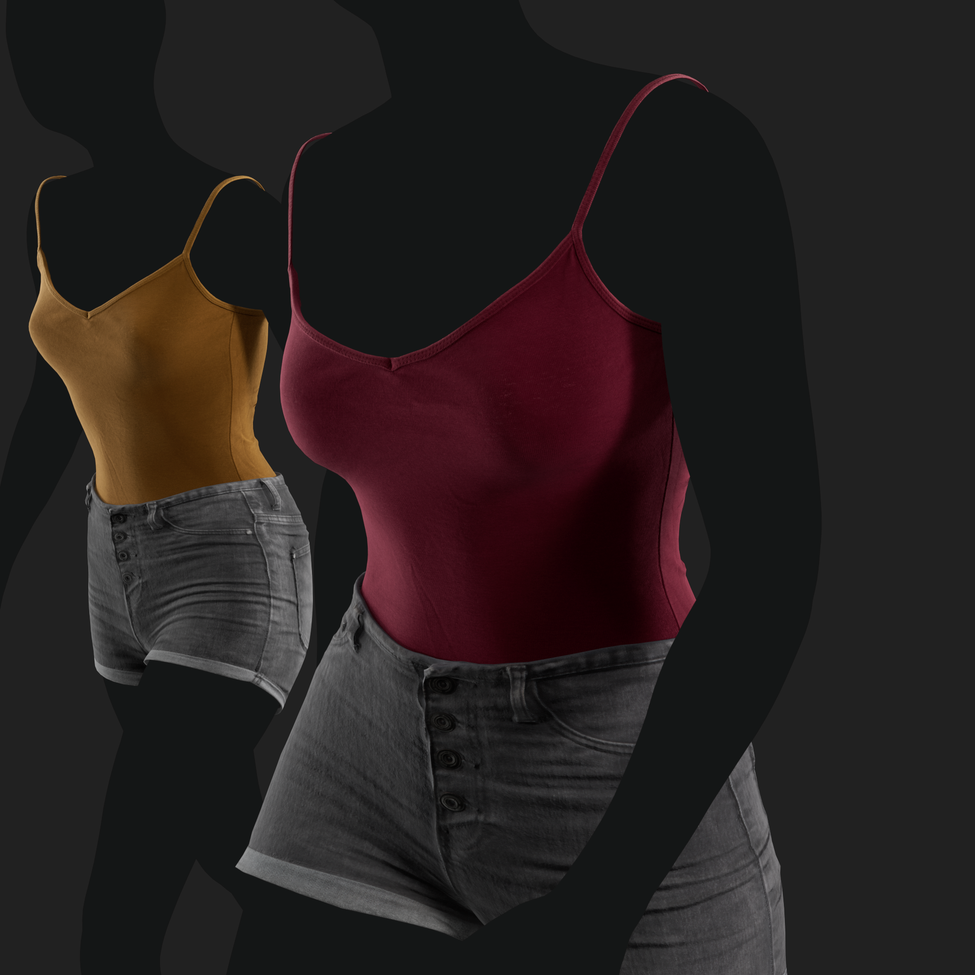 Realistic Scan of Clothes: Women&