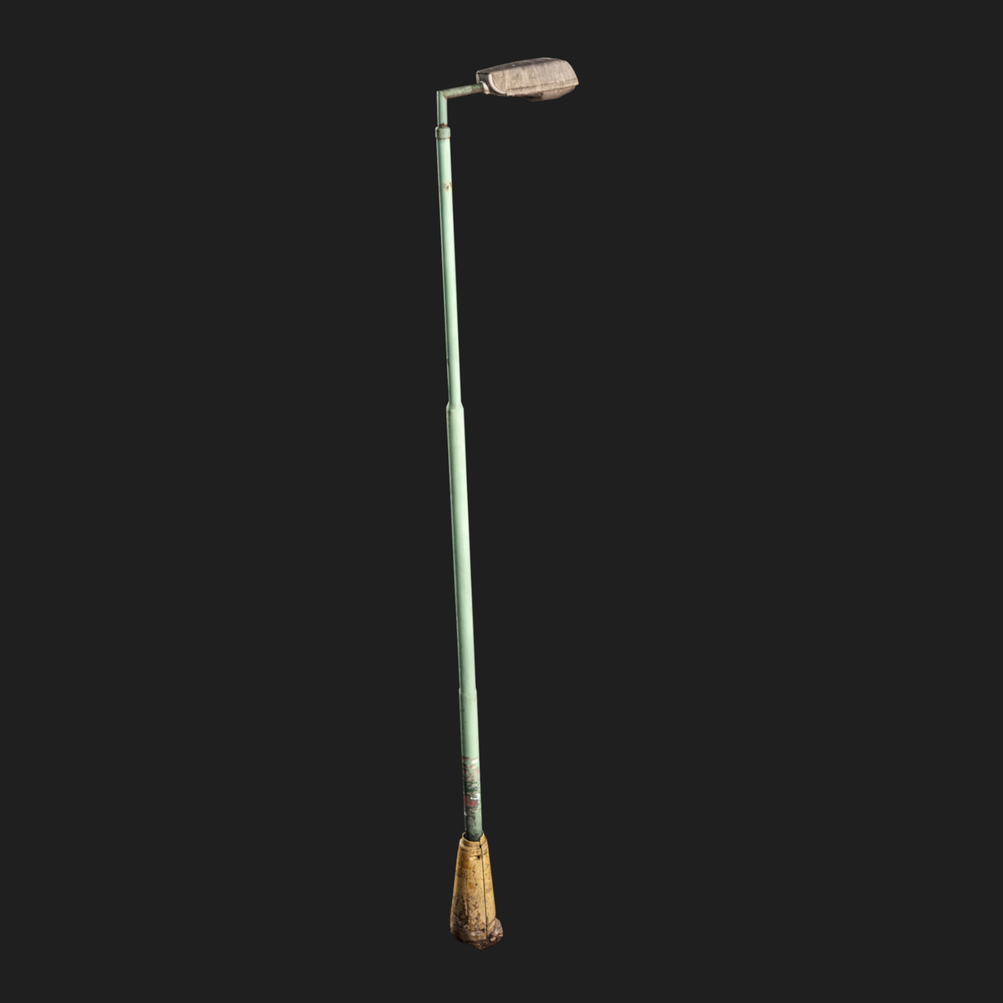 3D Street Lamp Green