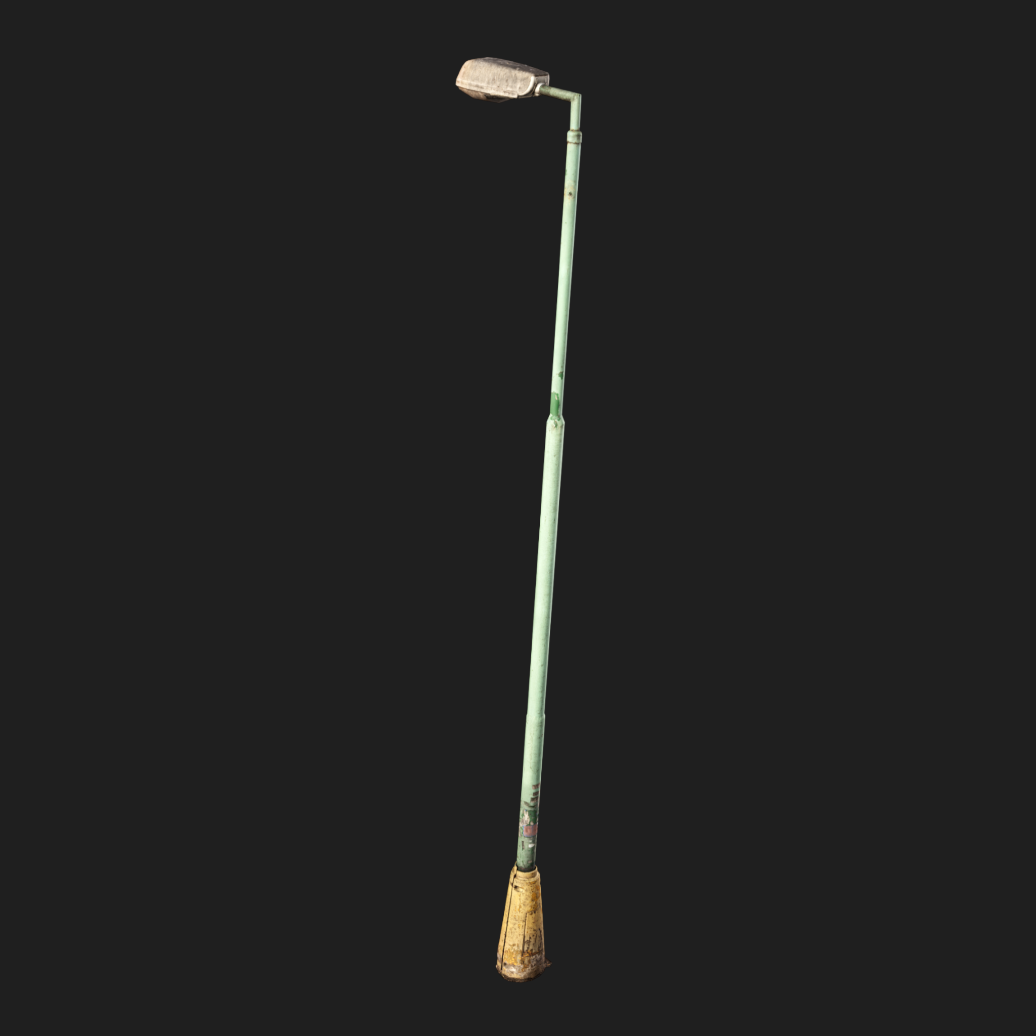 3D Street Lamp Green