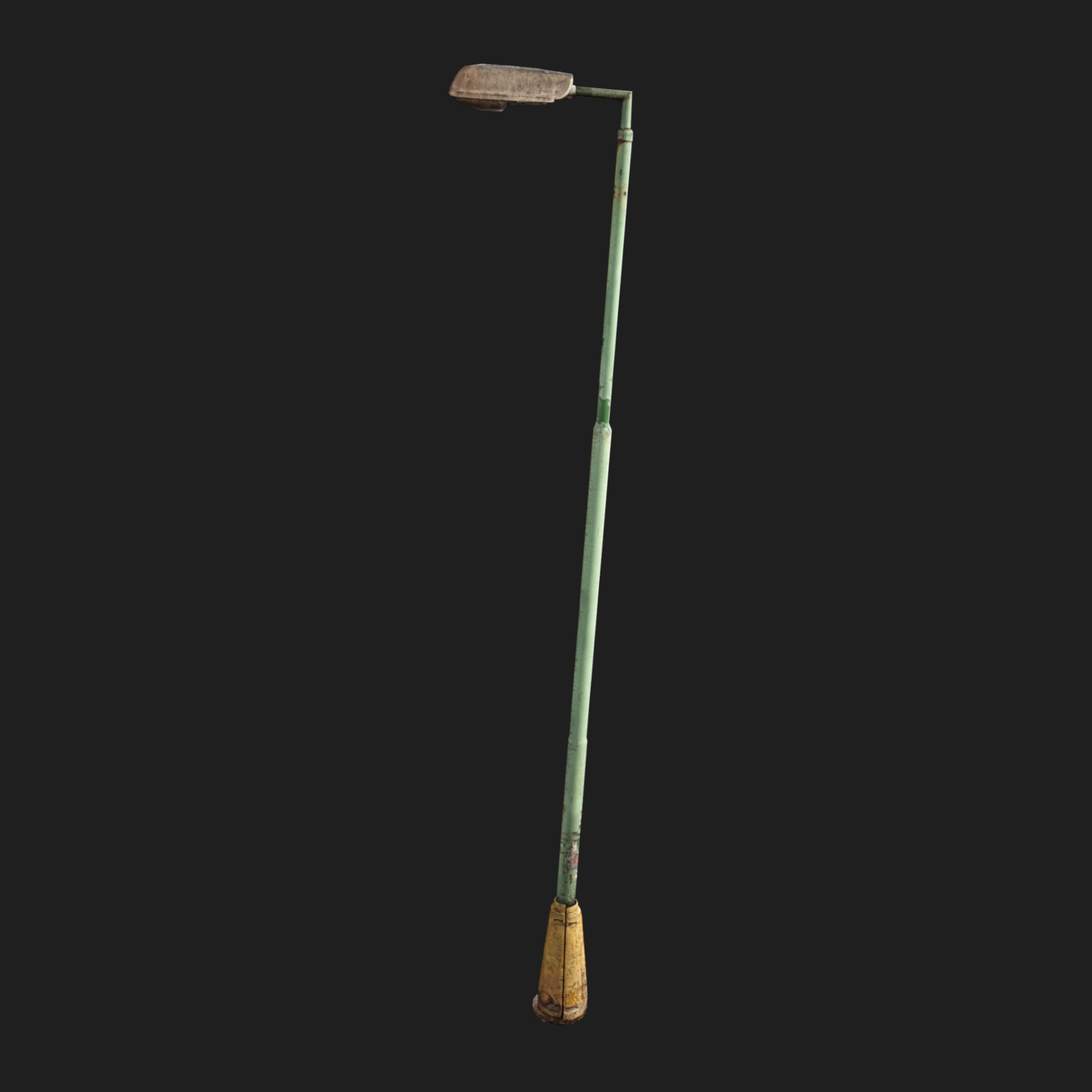 3D Street Lamp Green