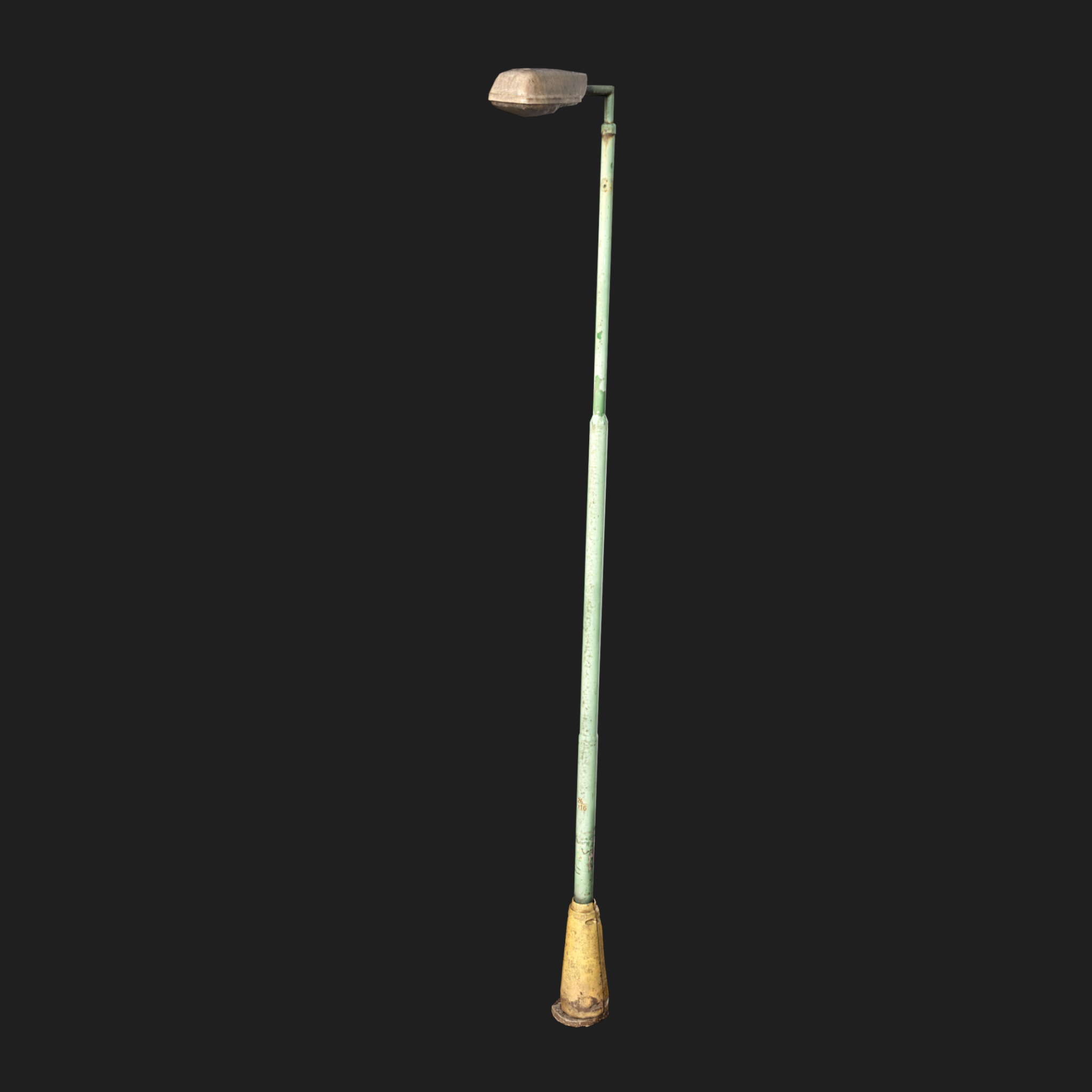 3D Street Lamp Green