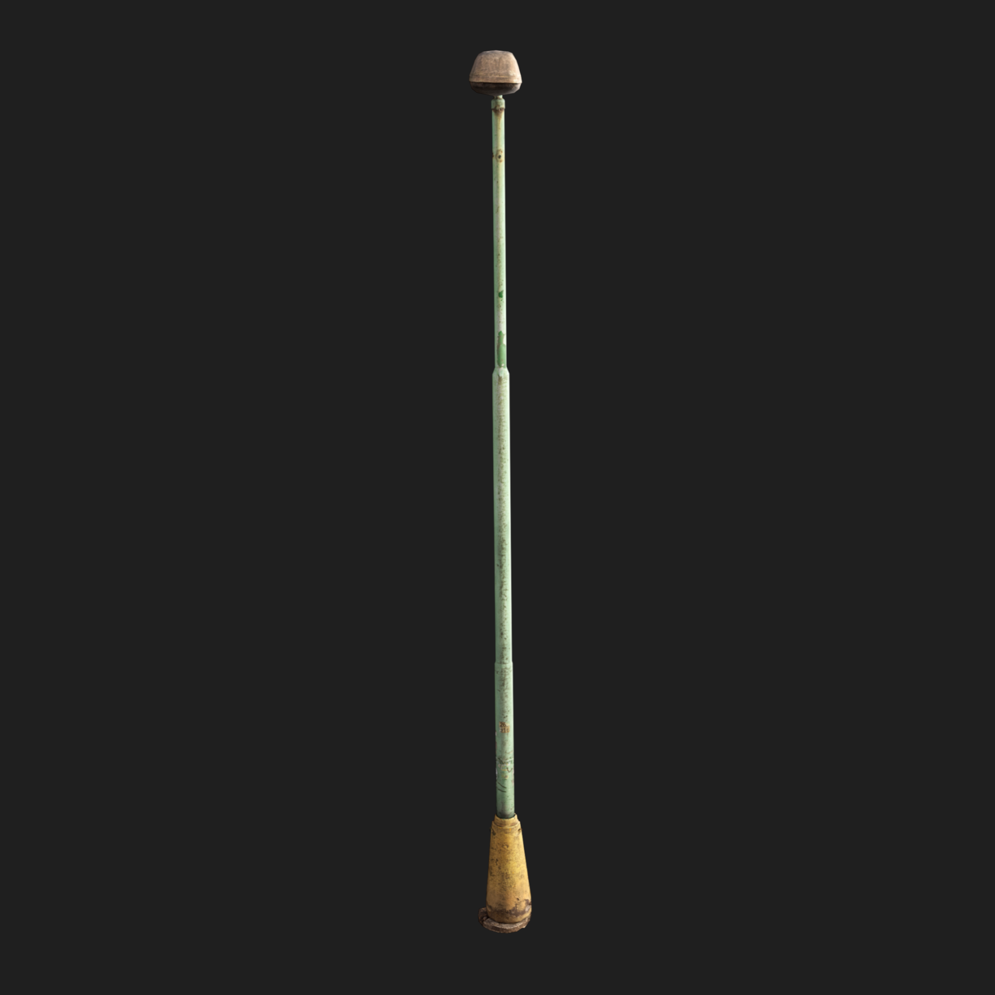 3D Street Lamp Green
