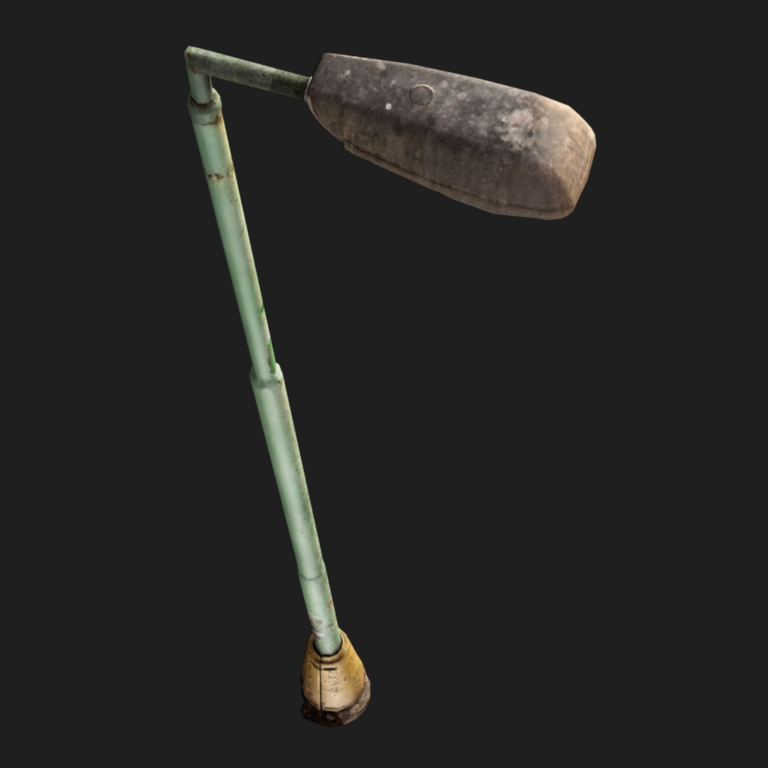 3D Street Lamp Green