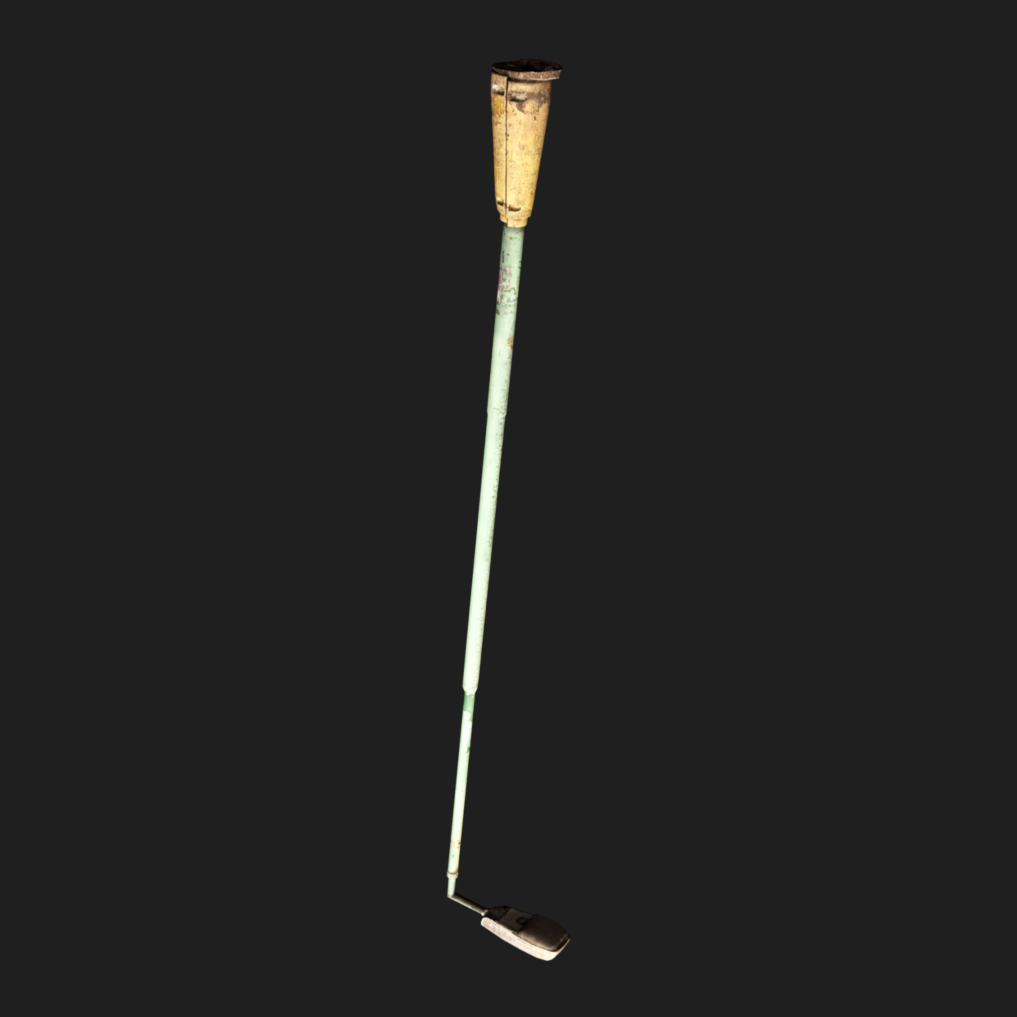3D Street Lamp Green