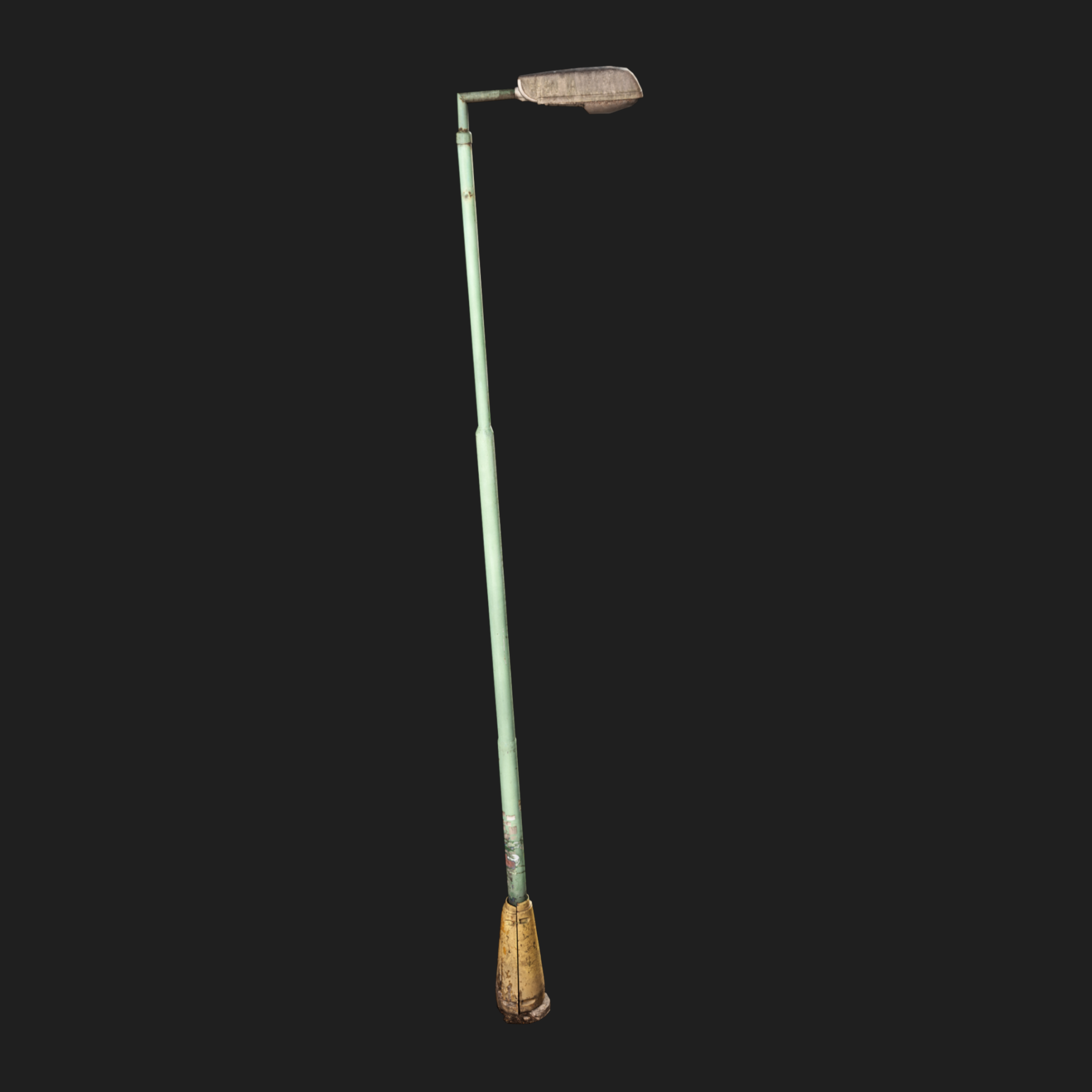 3D Street Lamp Green