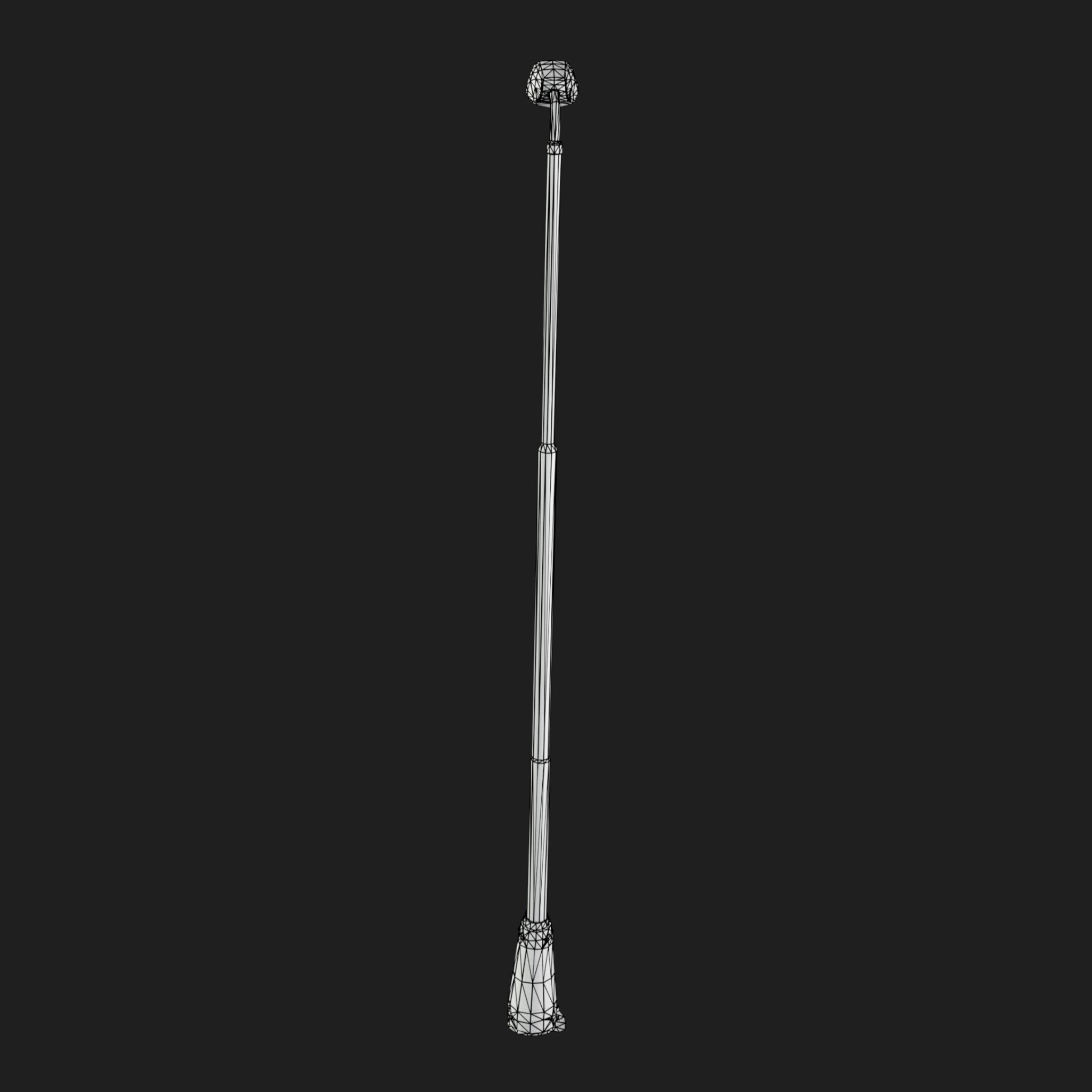 3D Street Lamp Green