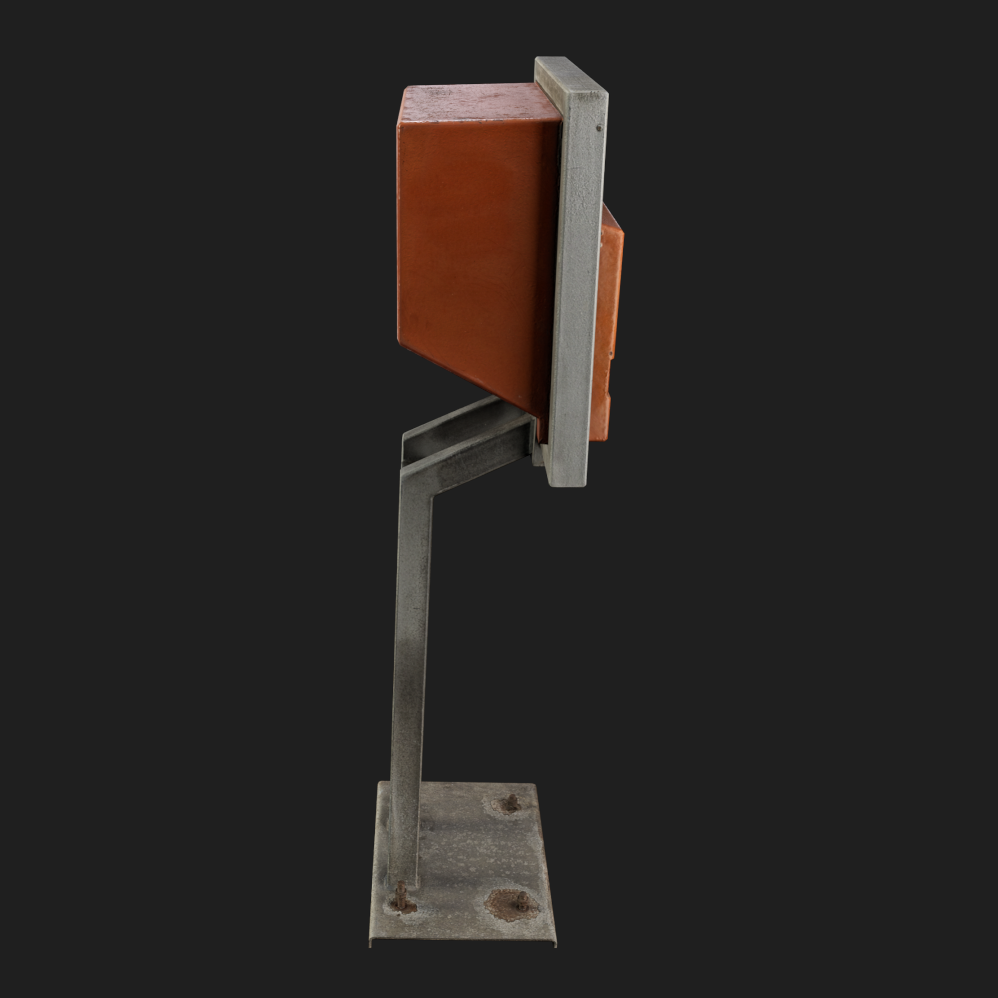 3D Mail Box Orange