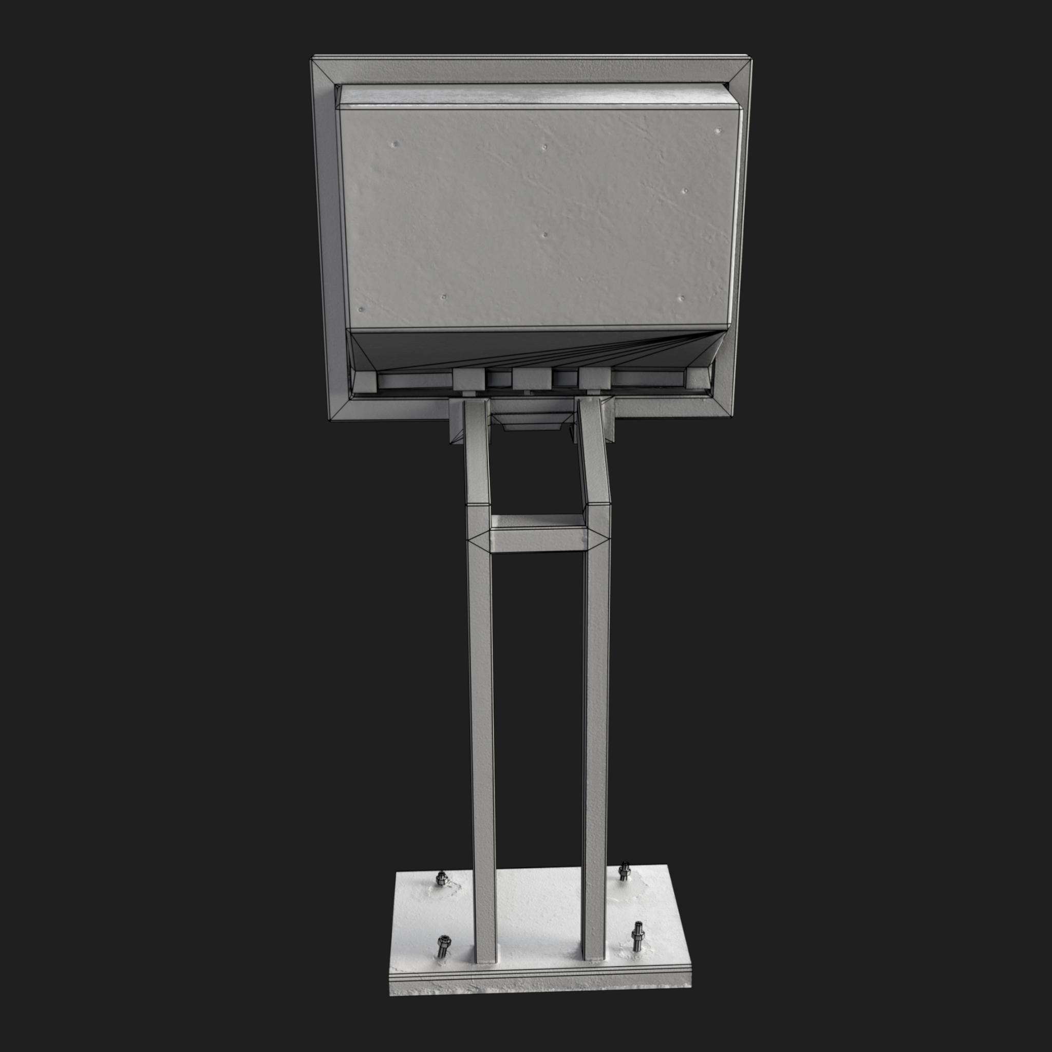 3D Mail Box Orange