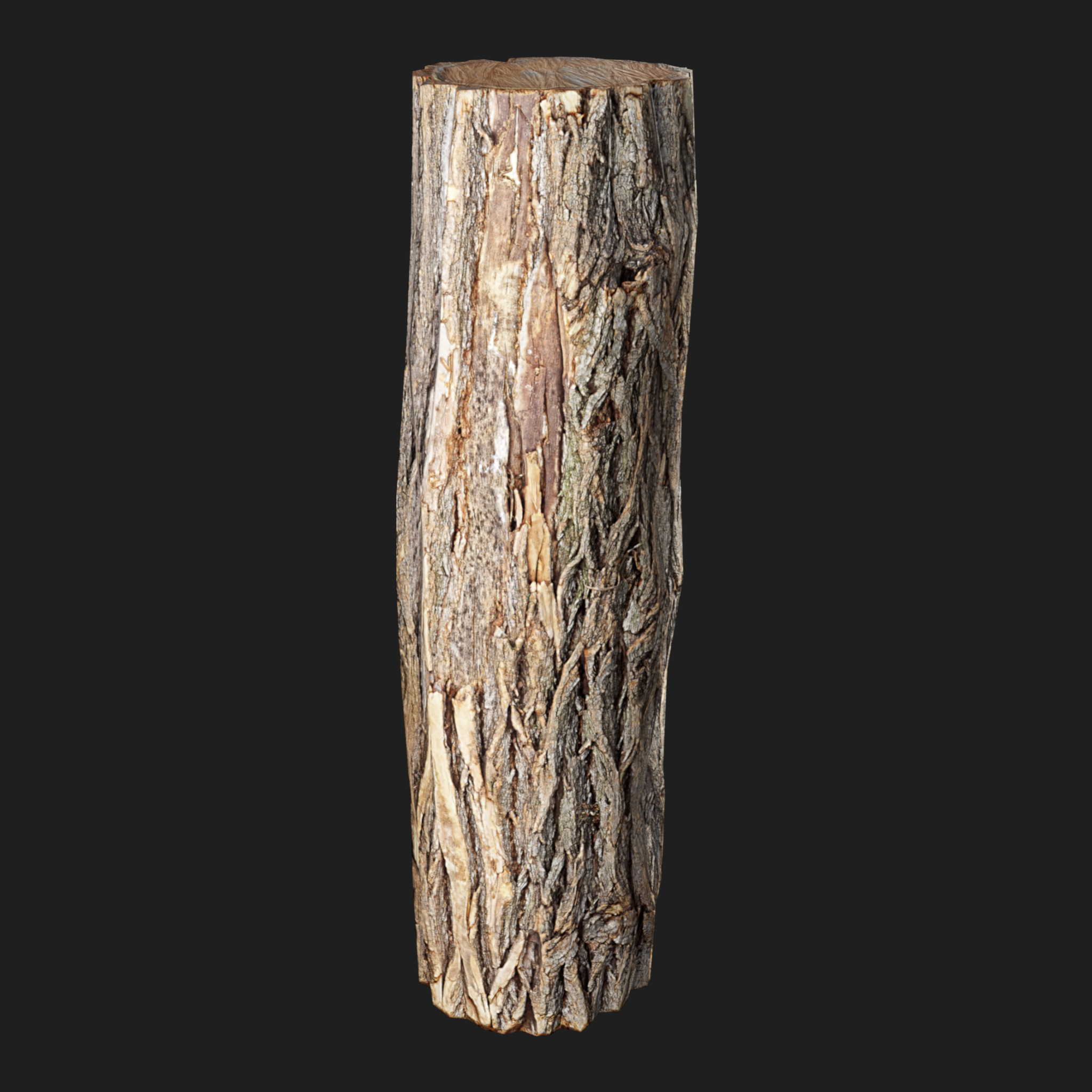3D Wooden Log Metr