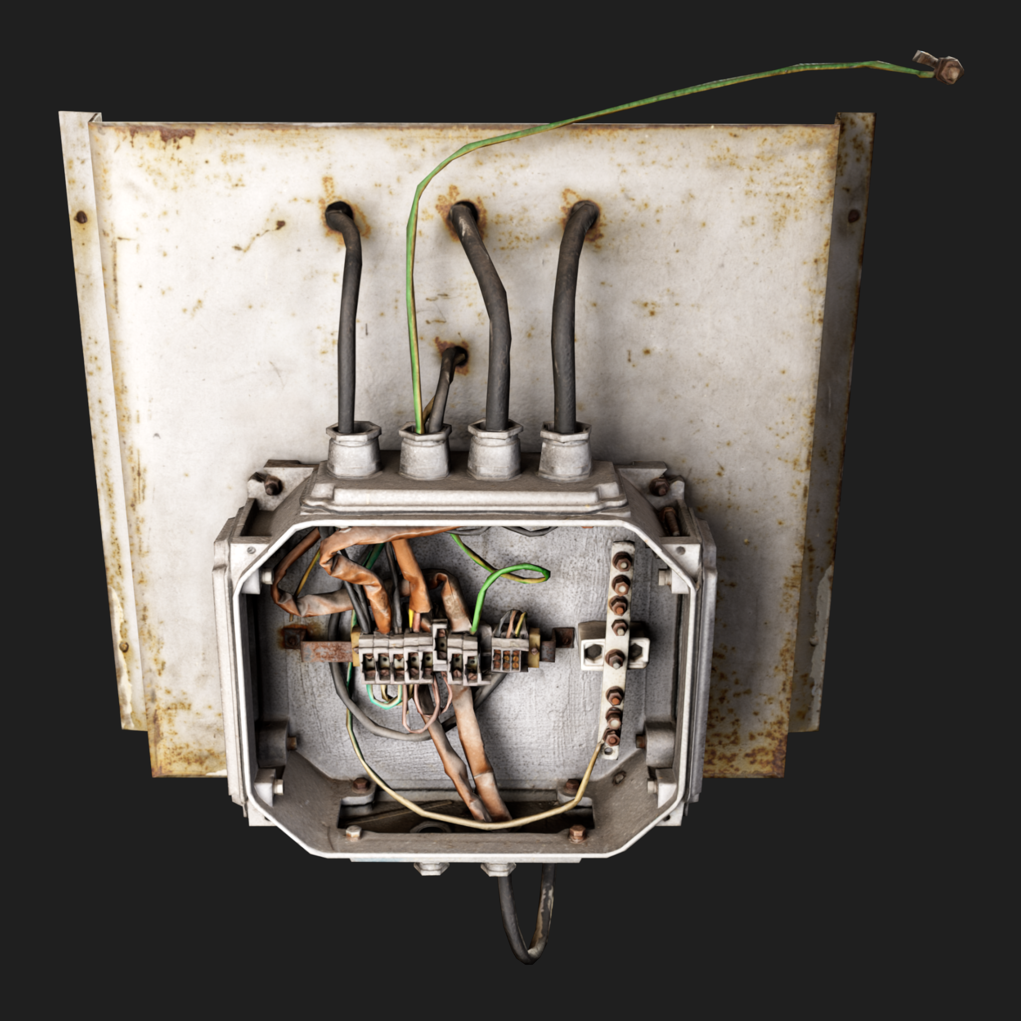 3D Electric Distribution Box
