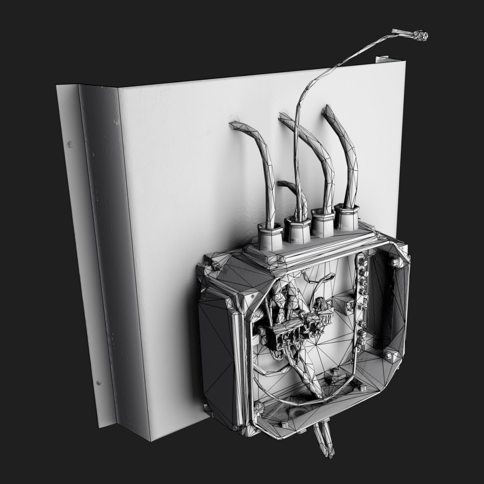 3D Electric Distribution Box