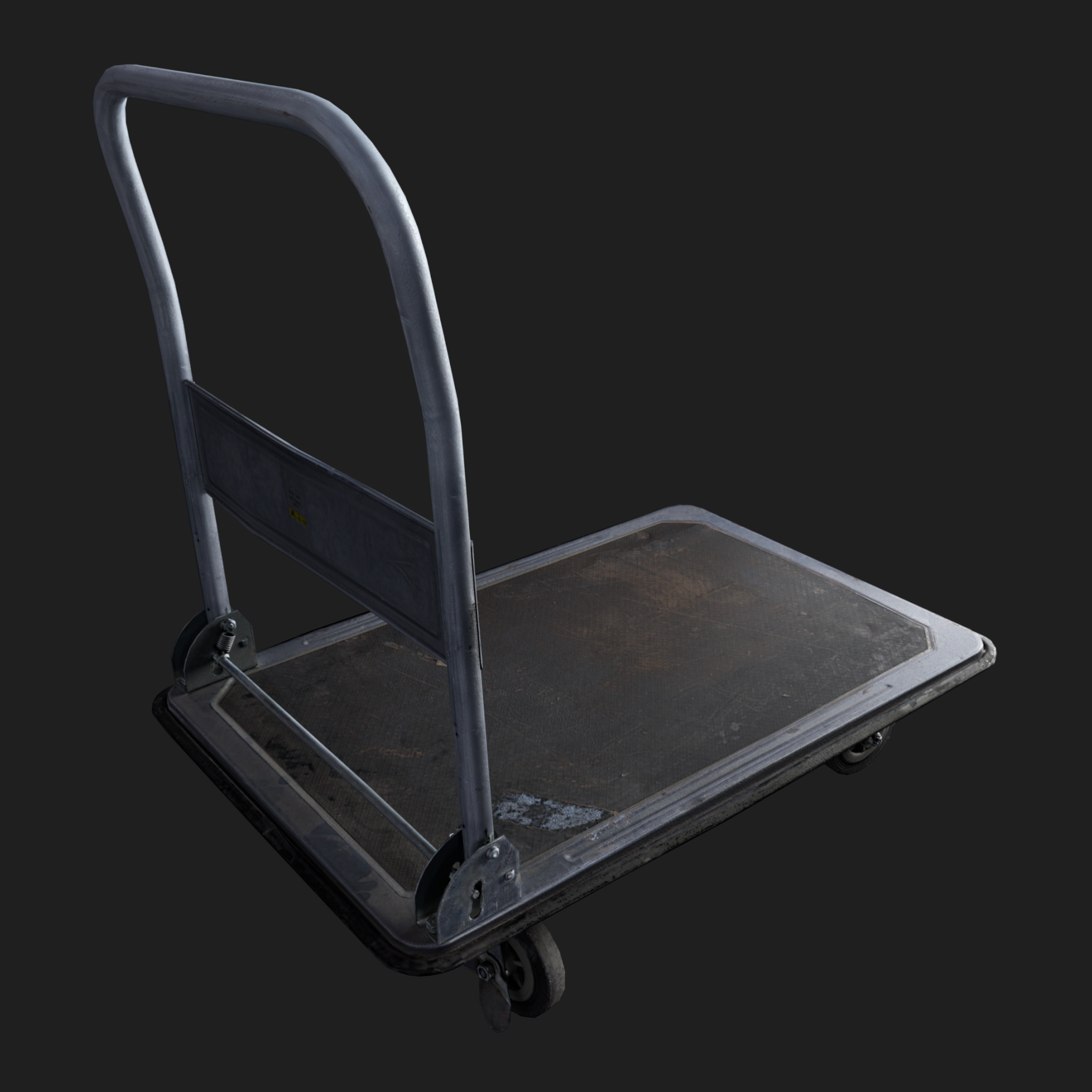 3D Trolley Industrial Empty