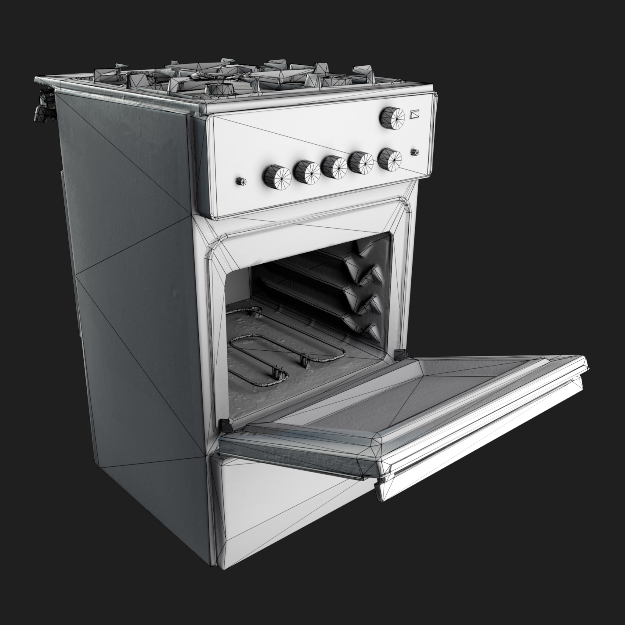 3D Stove Combined