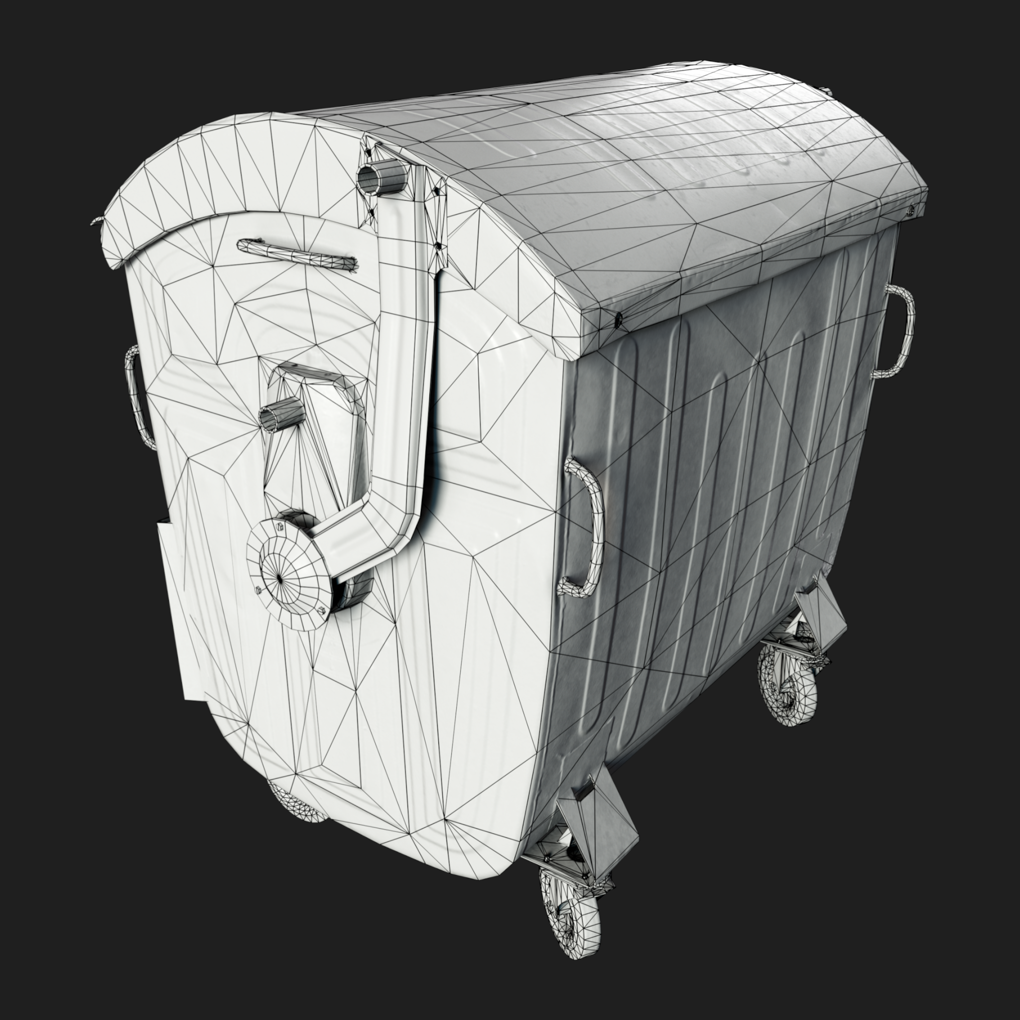 3D Container Trash