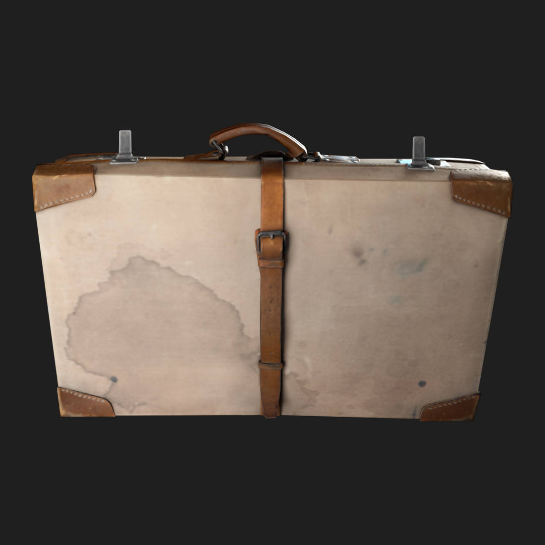 3D Travel Vintage Suitcase