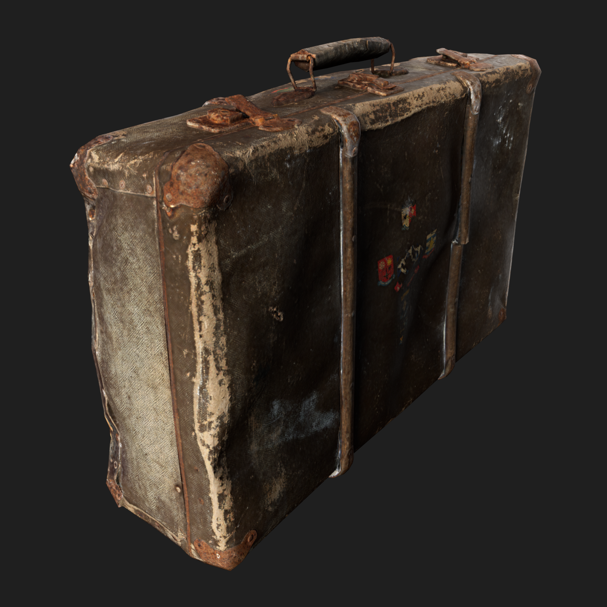 3D Suitcase World War 2