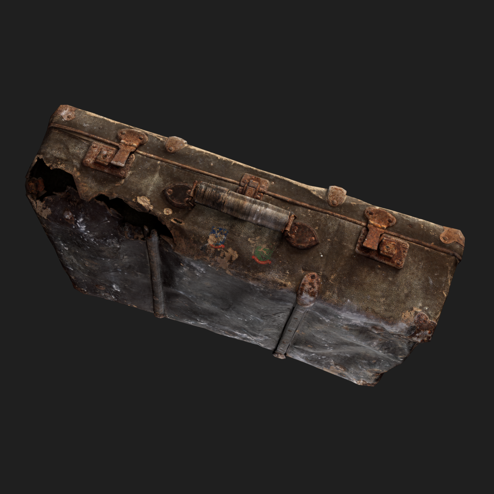 3D Suitcase World War 2