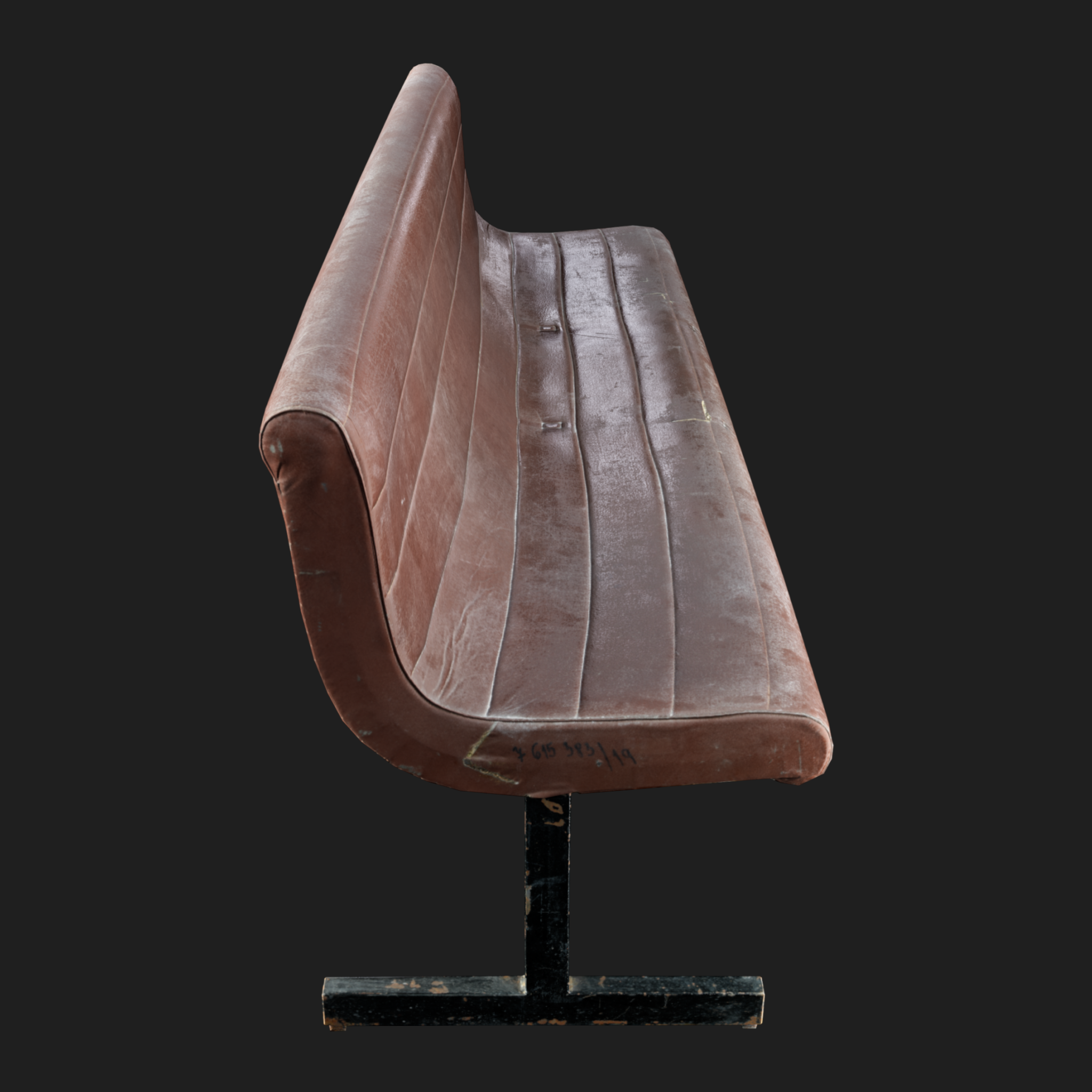 3D Vintage Bench Sofa