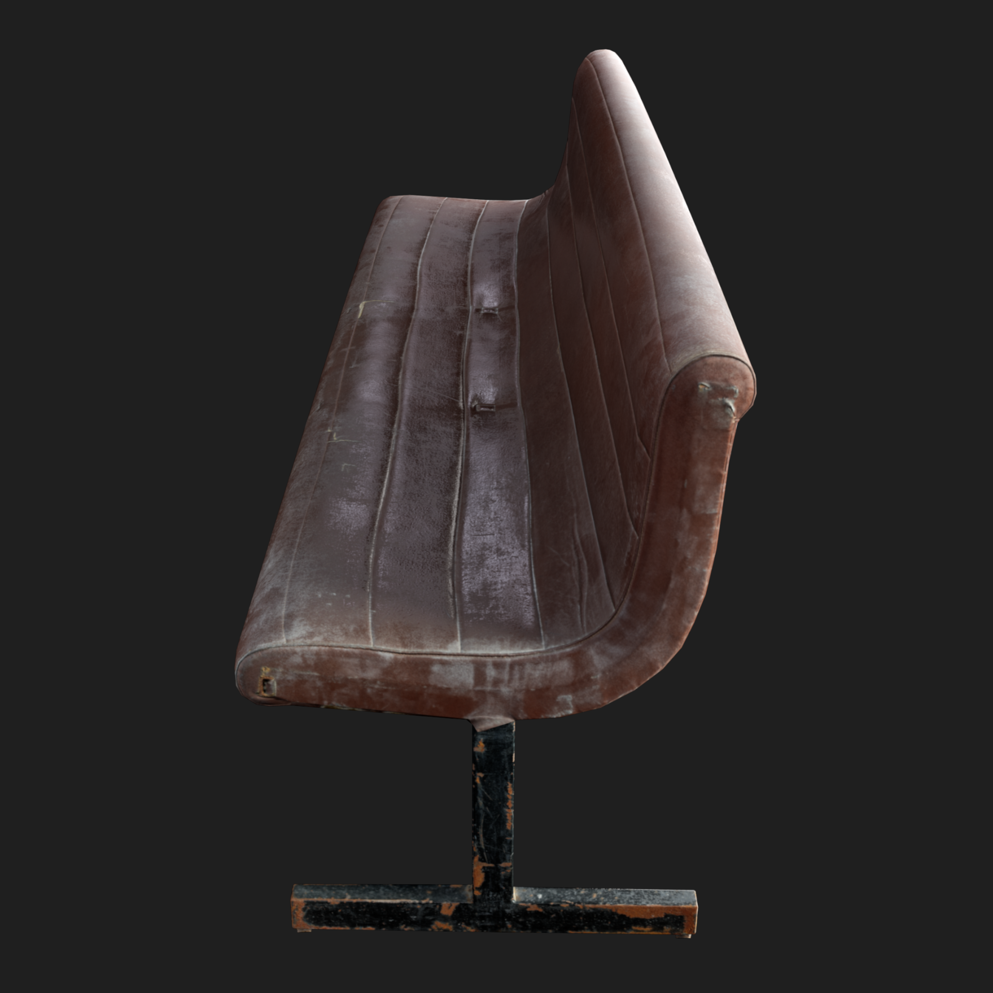 3D Vintage Bench Sofa