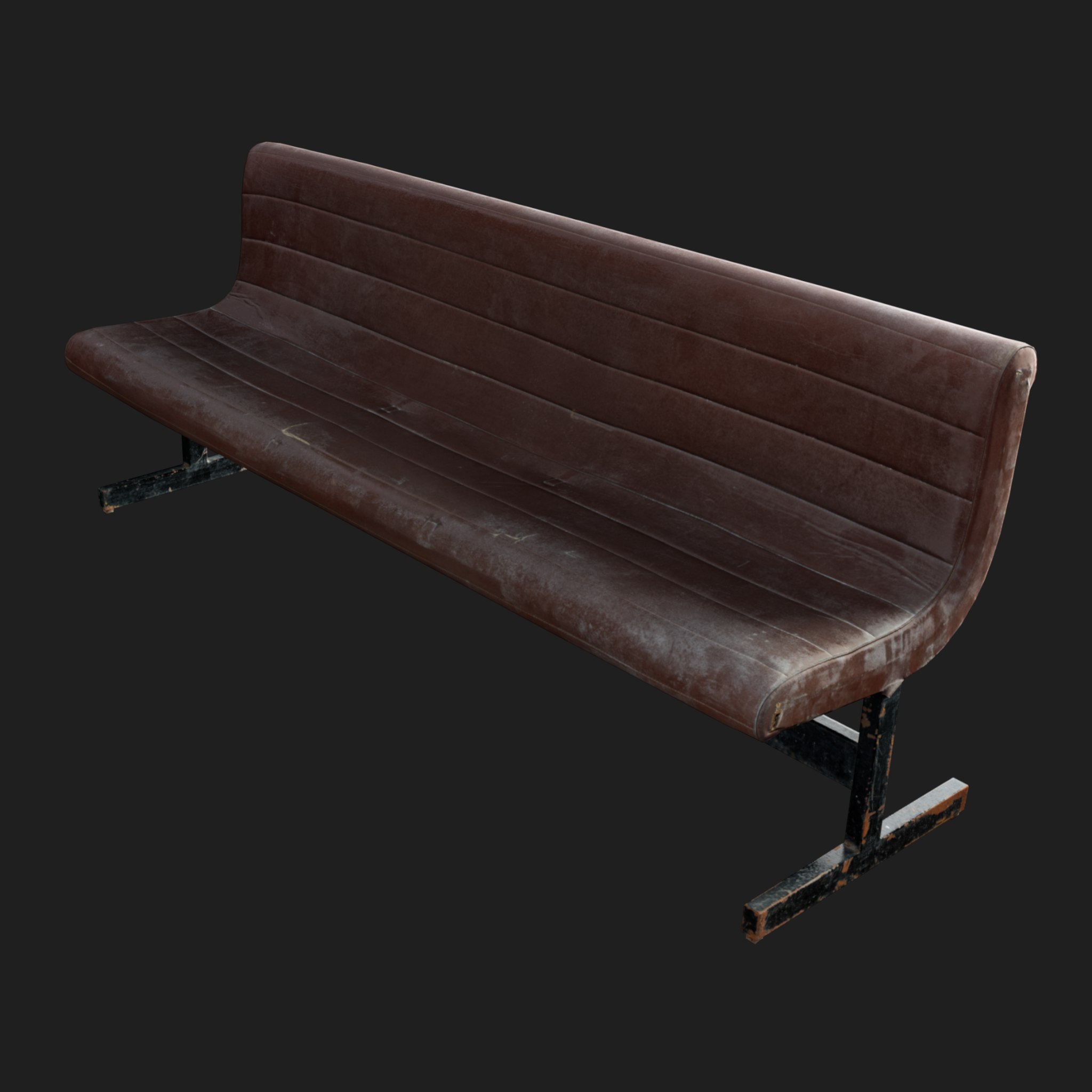 3D Vintage Bench Sofa