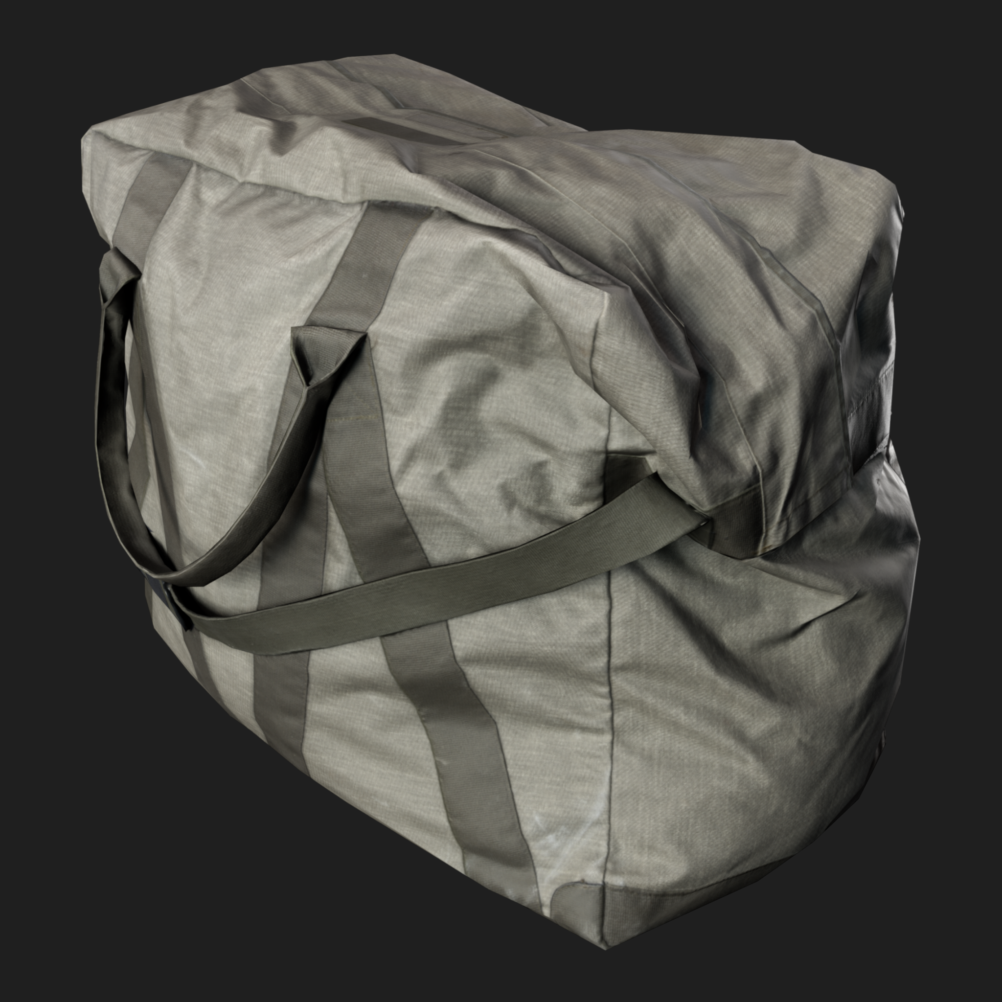 3D Army Bag Gray