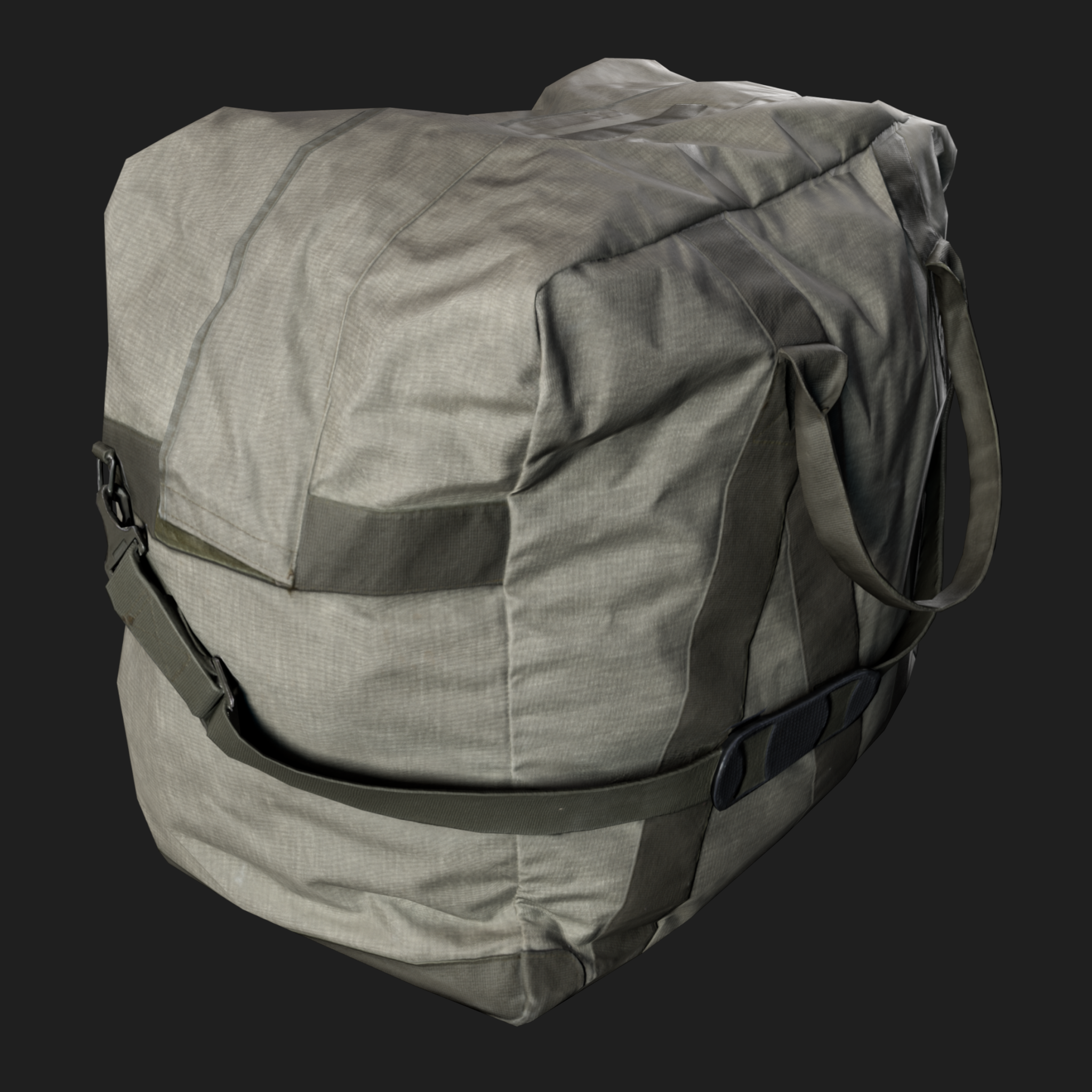 3D Army Bag Gray