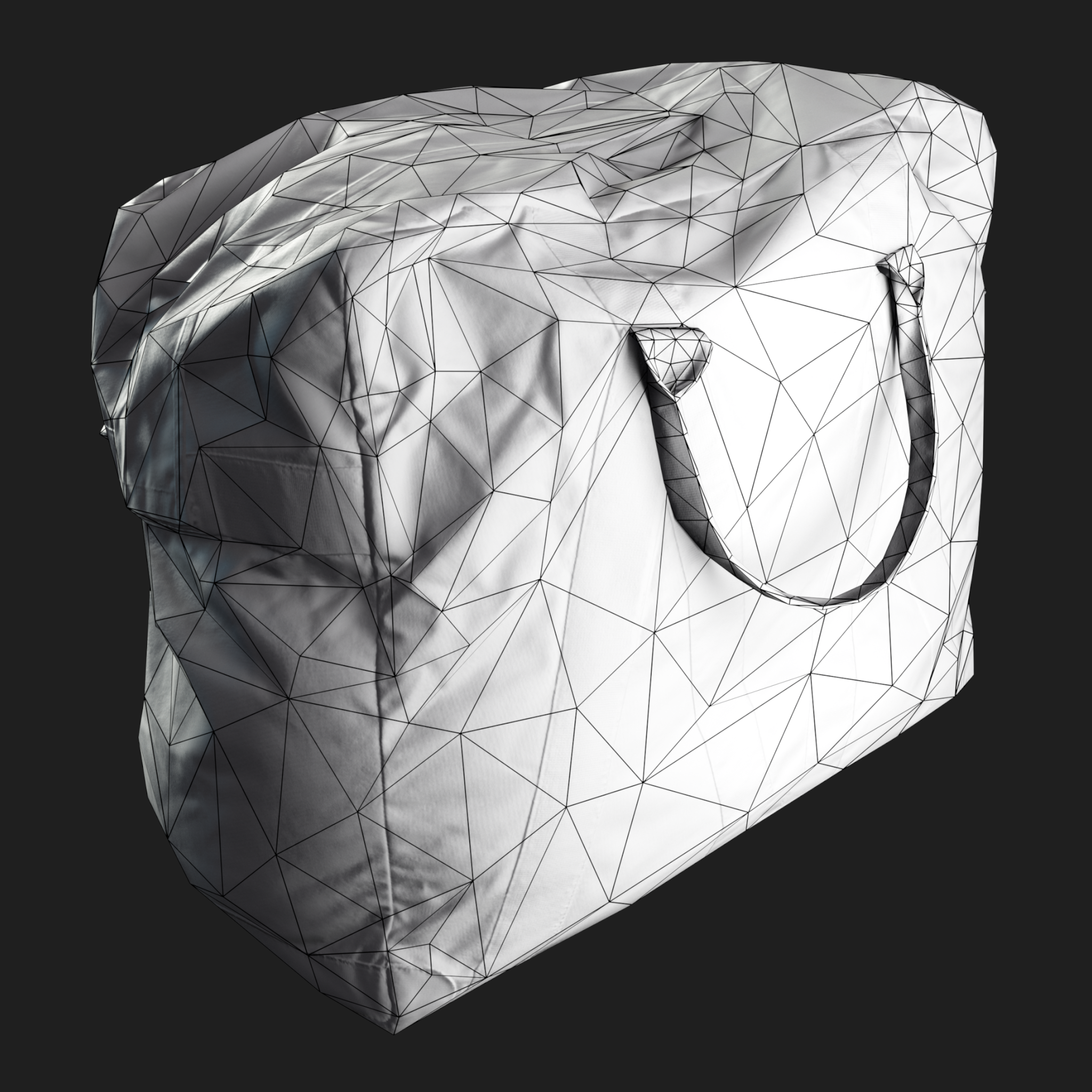 3D Army Bag Gray