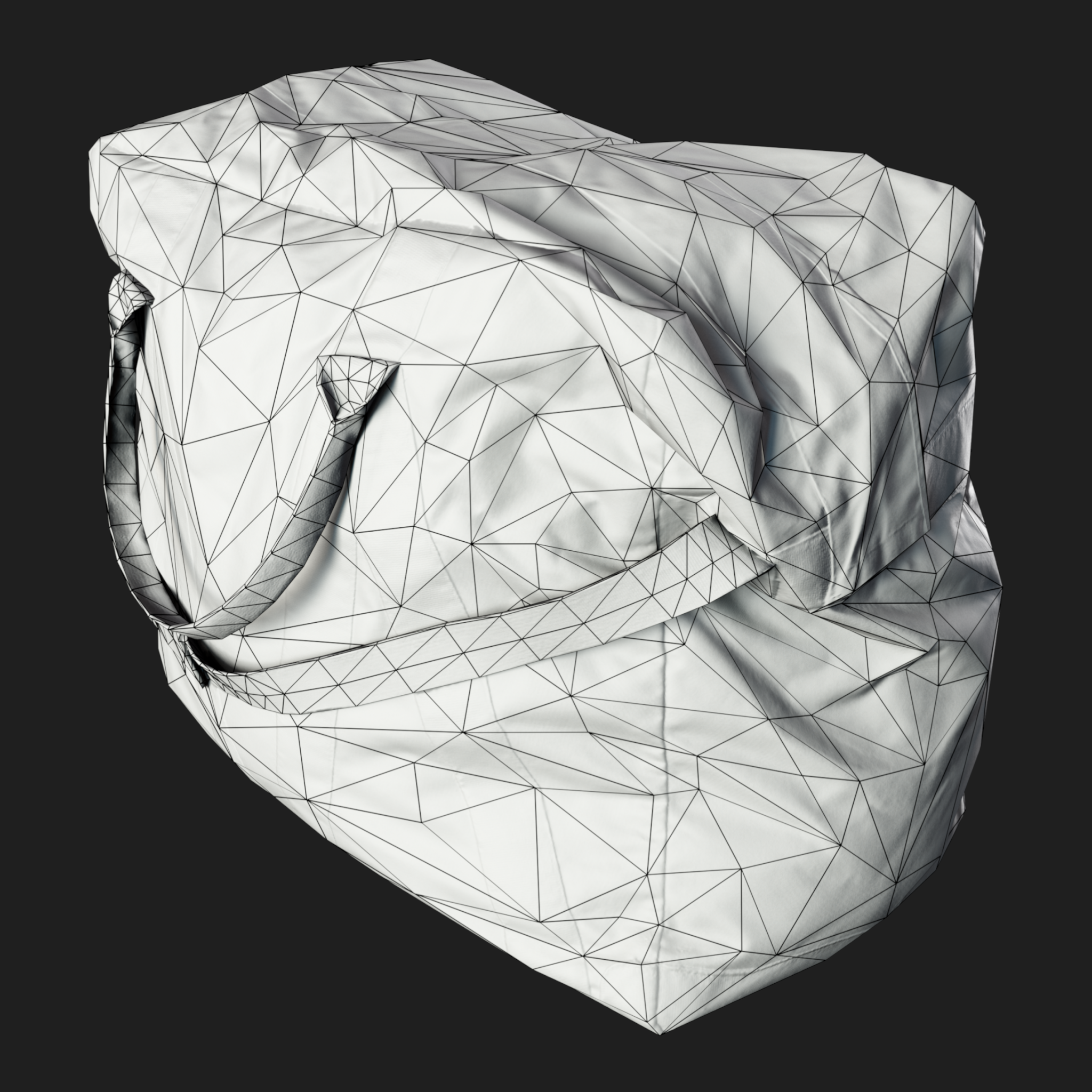 3D Army Bag Gray