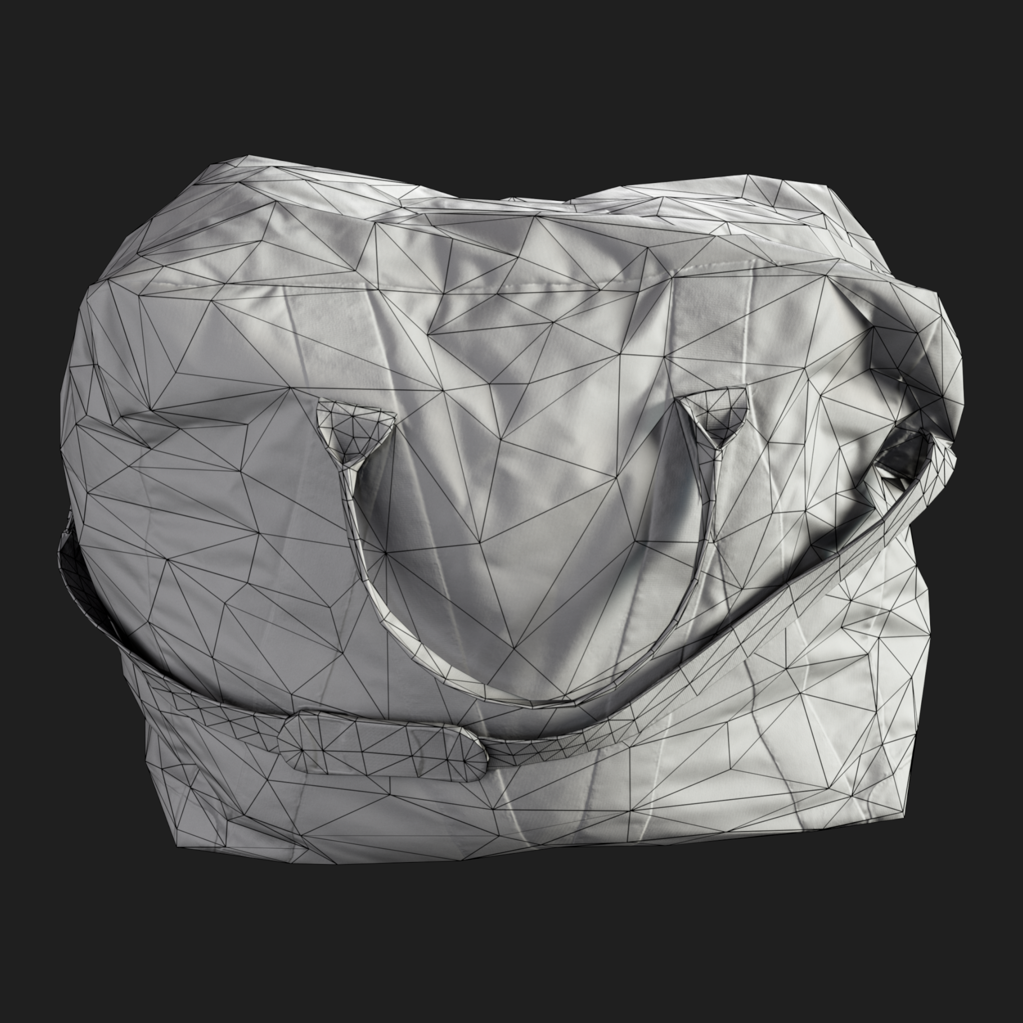 3D Army Bag Gray