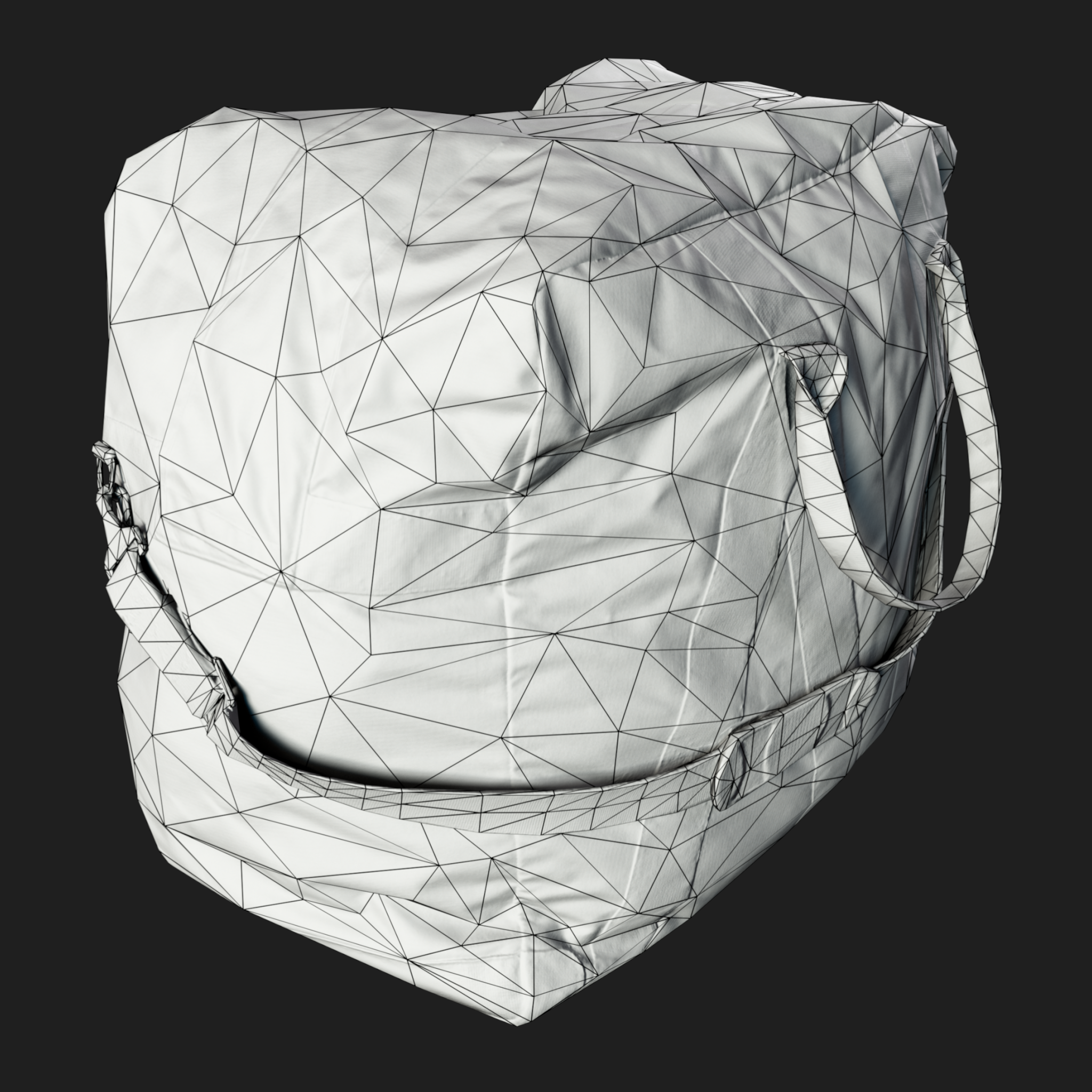 3D Army Bag Gray