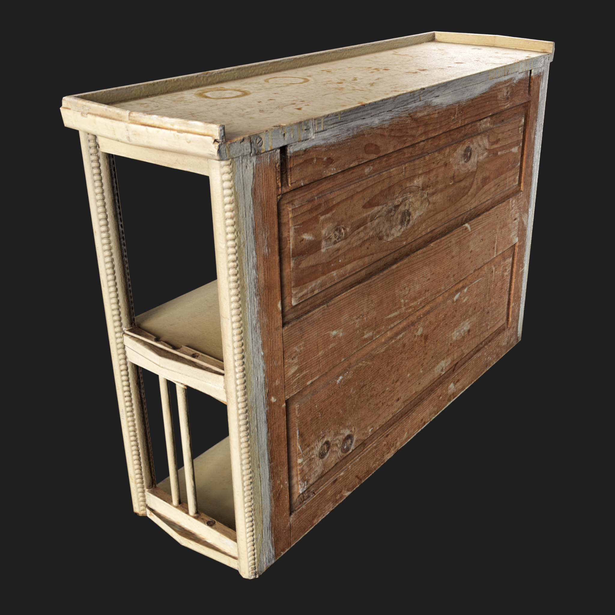 3D Shelf Rustic