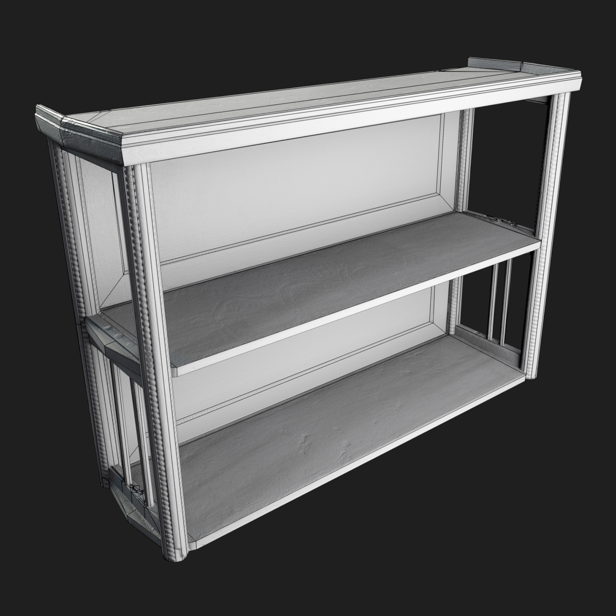 3D Shelf Rustic