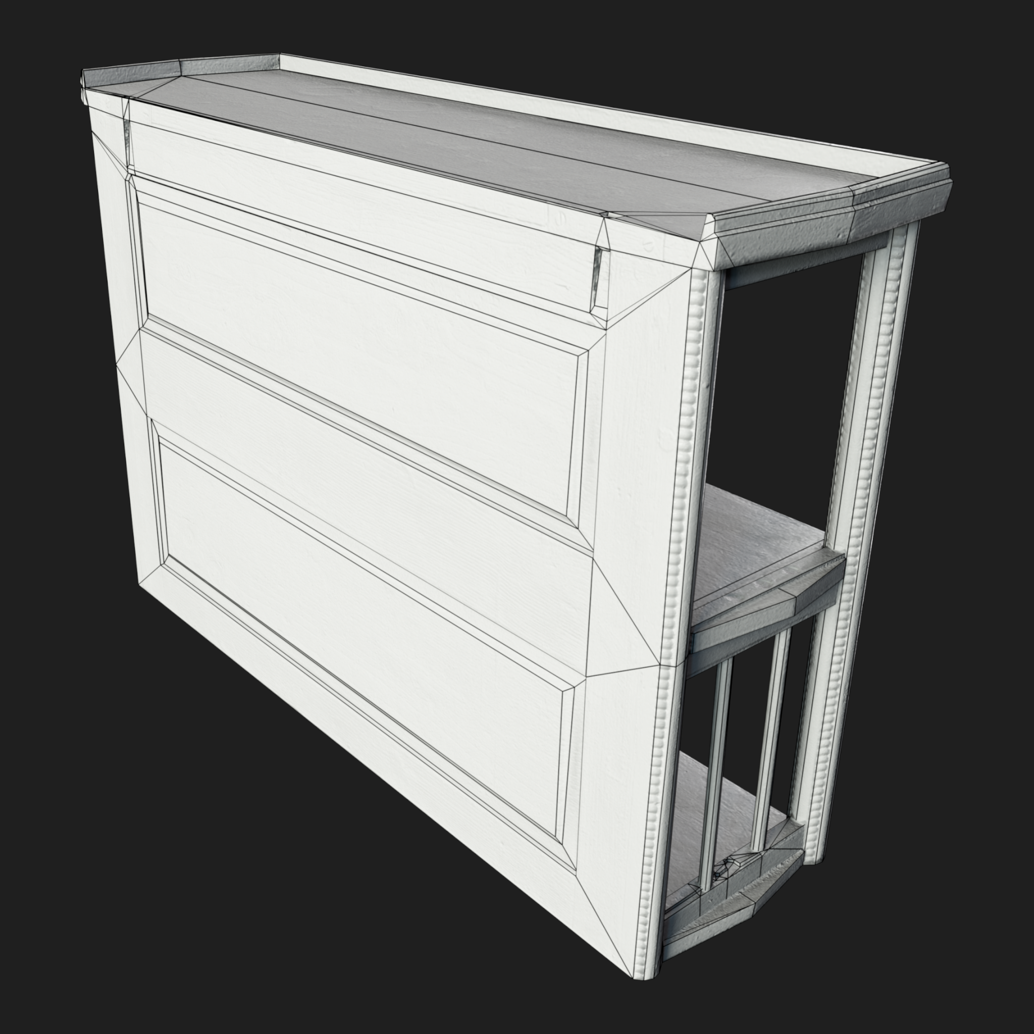 3D Shelf Rustic
