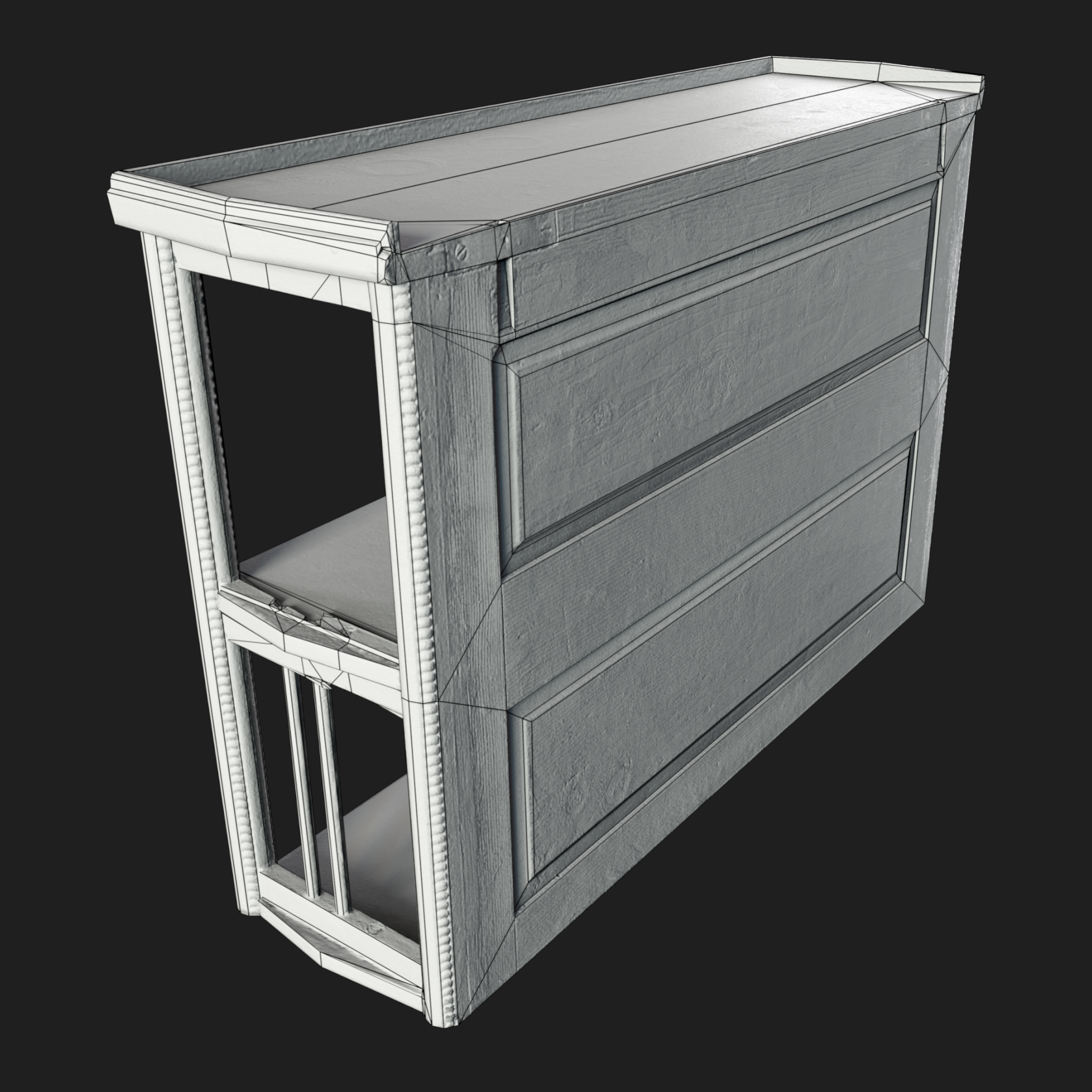 3D Shelf Rustic