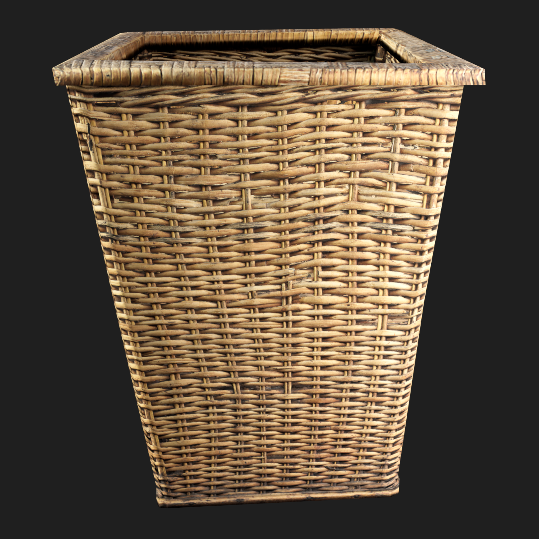 3D Basket Knitted Brown