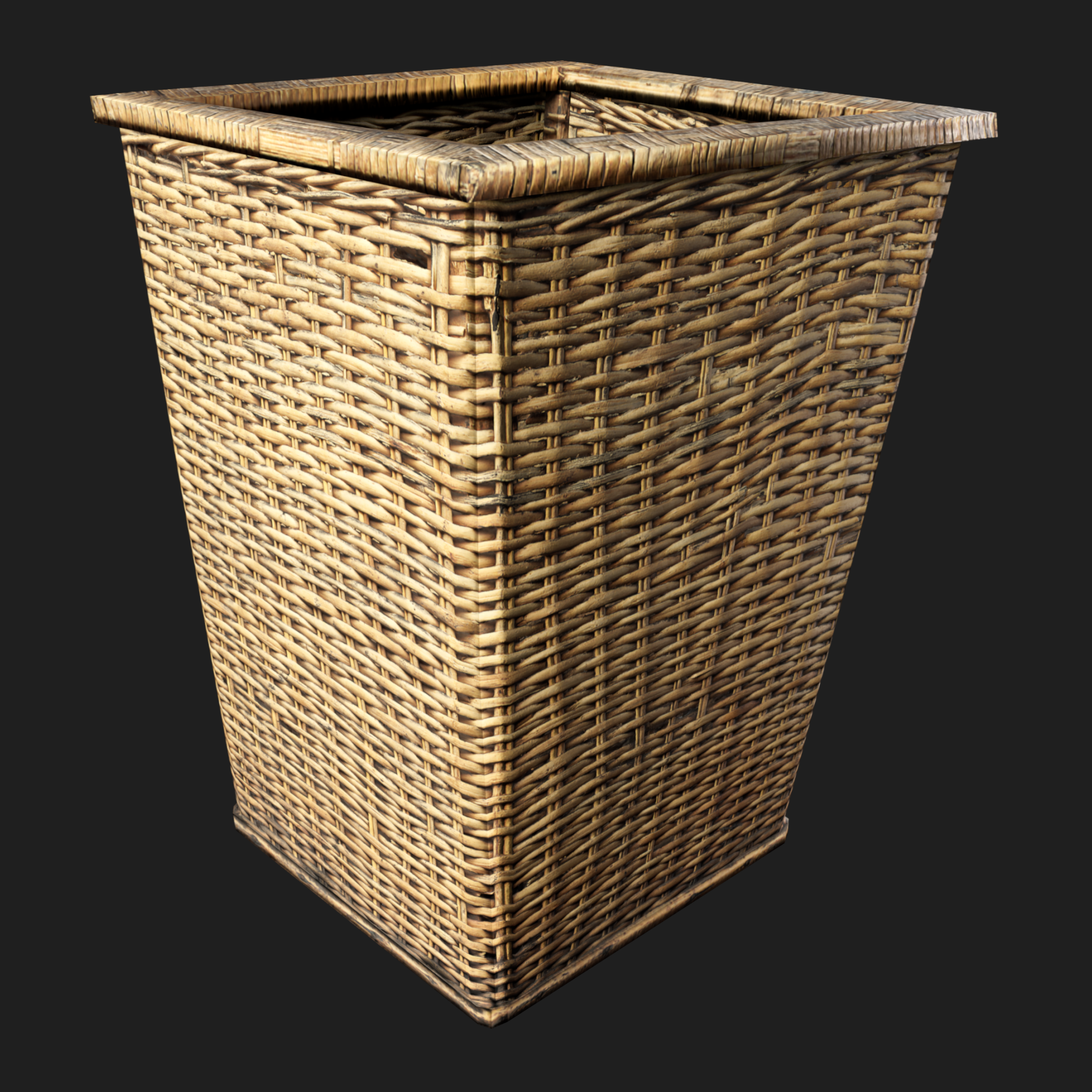 3D Basket Knitted Brown