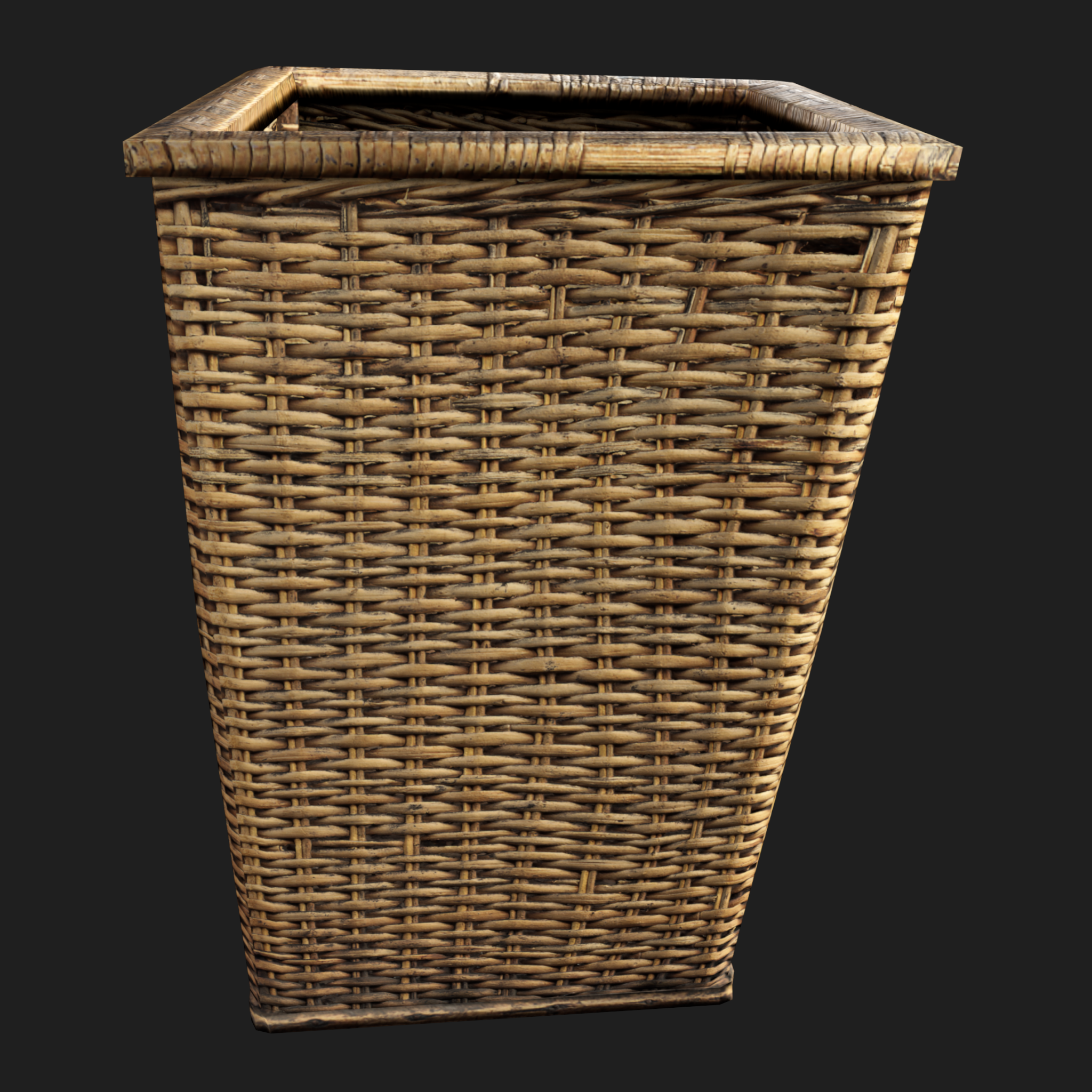 3D Basket Knitted Brown