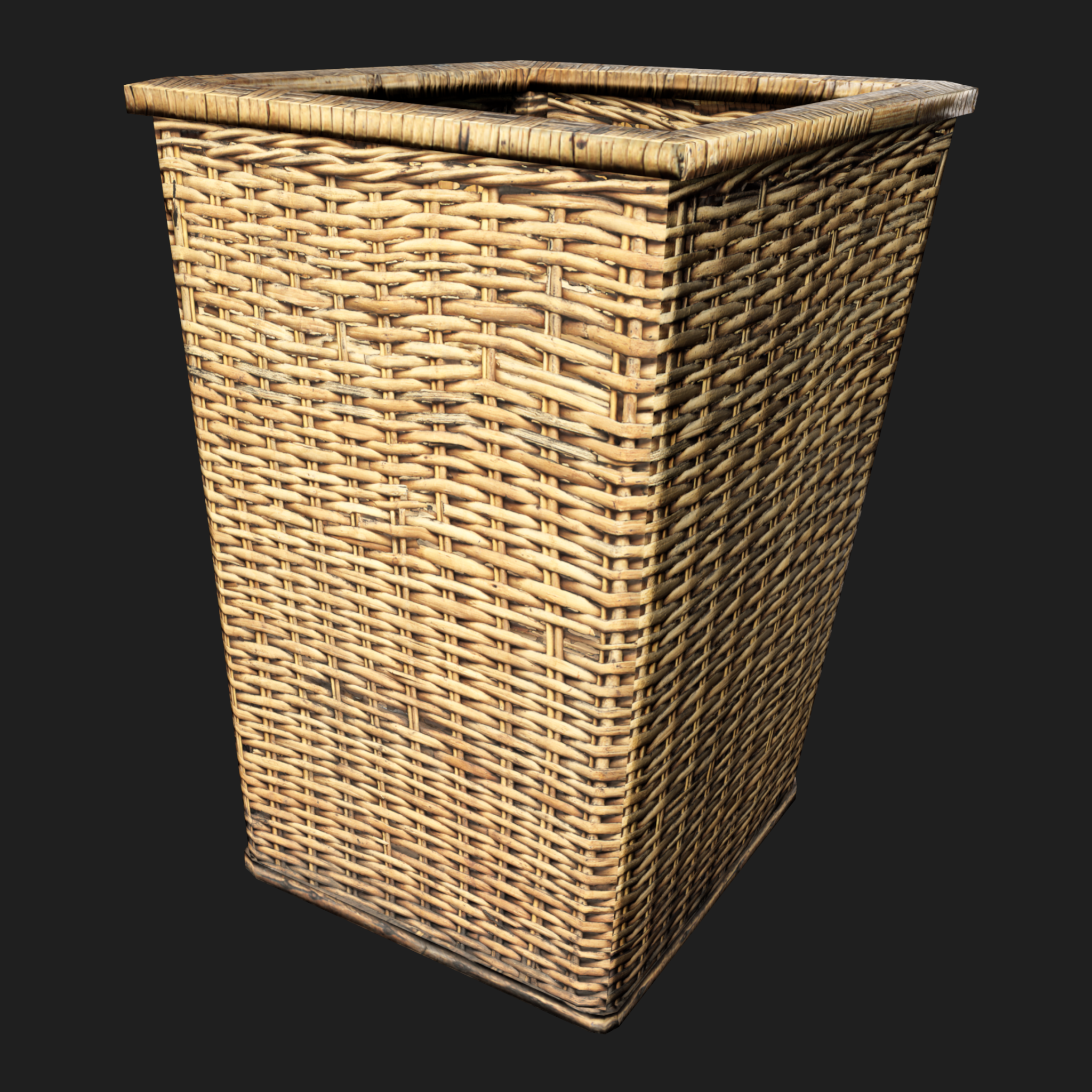 3D Basket Knitted Brown