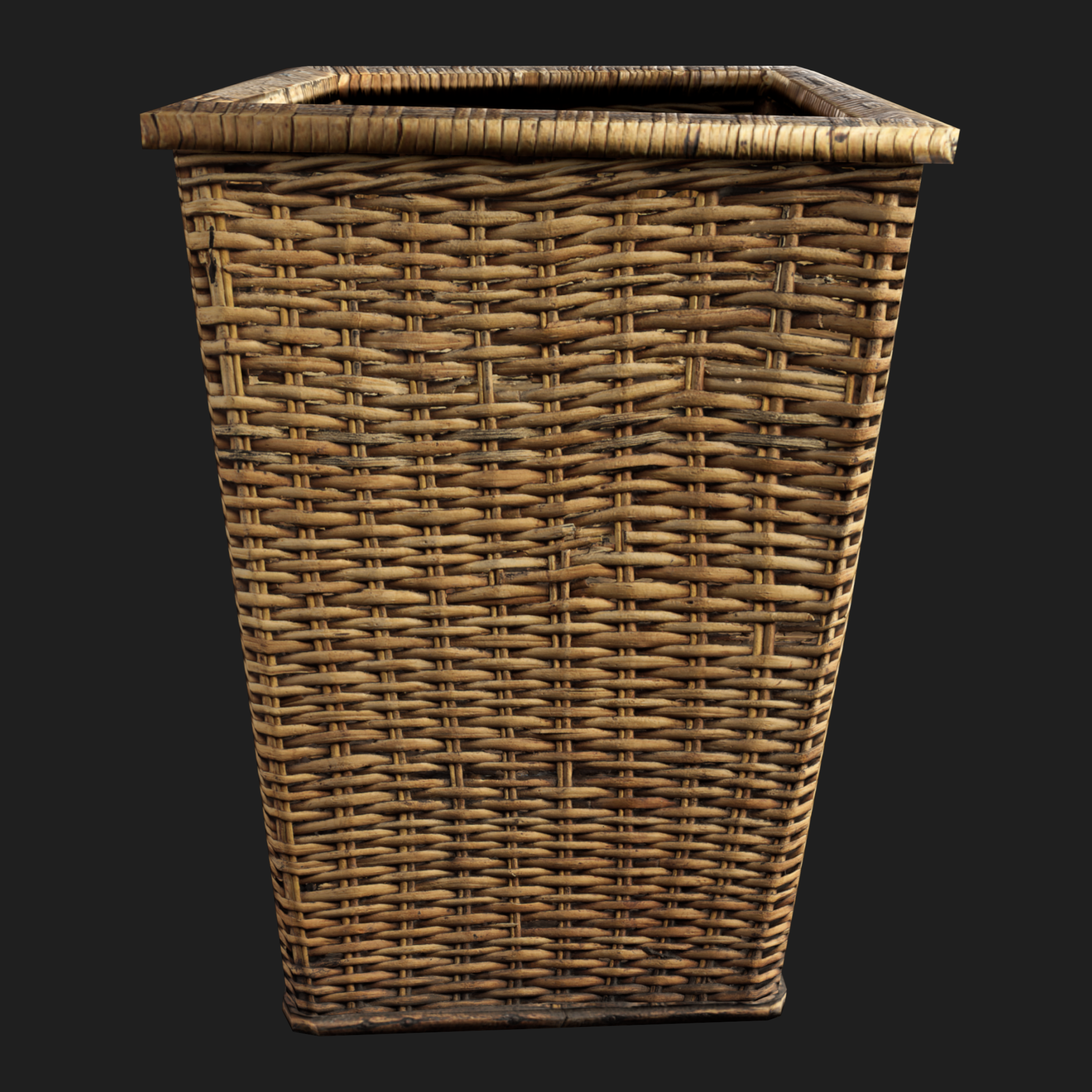 3D Basket Knitted Brown