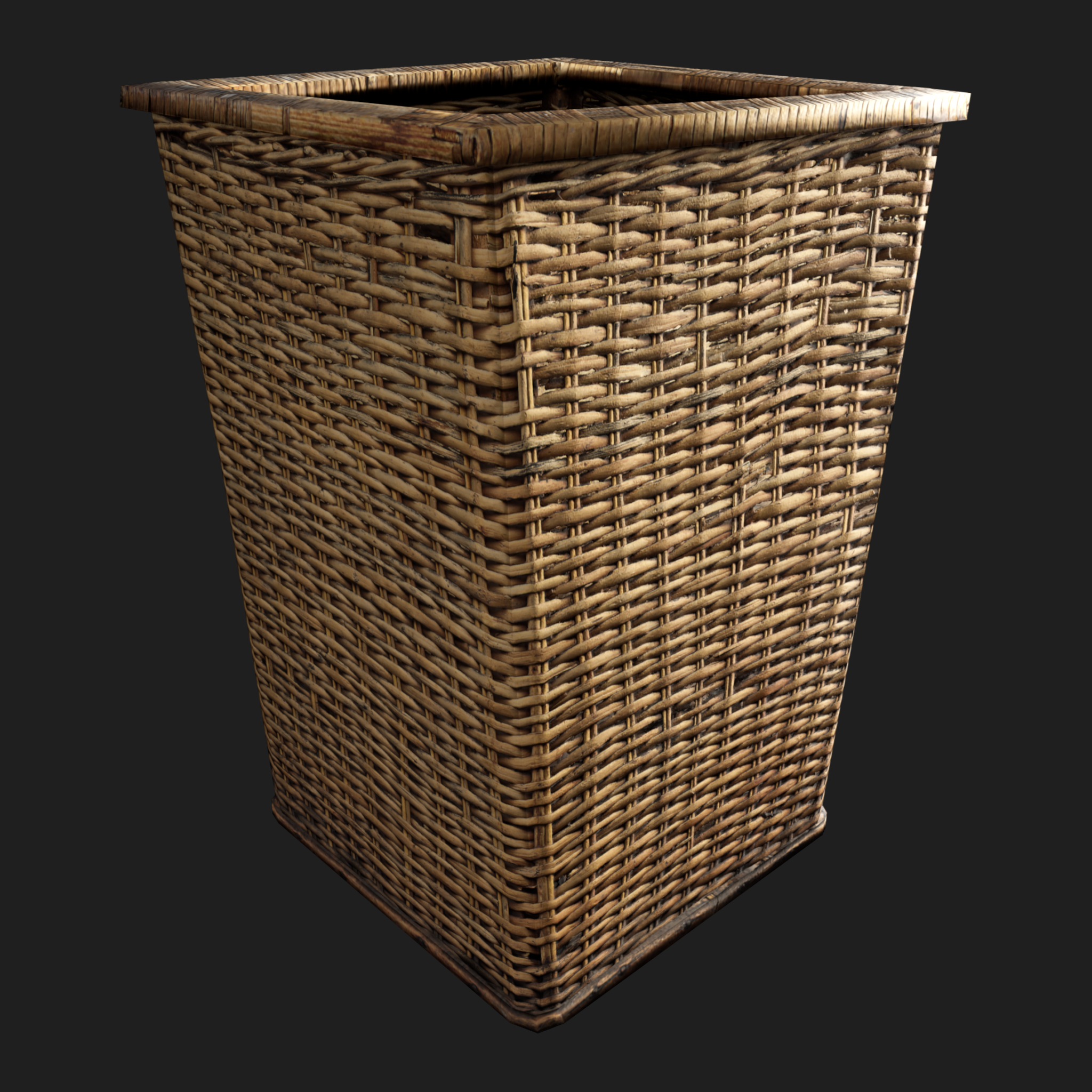 3D Basket Knitted Brown
