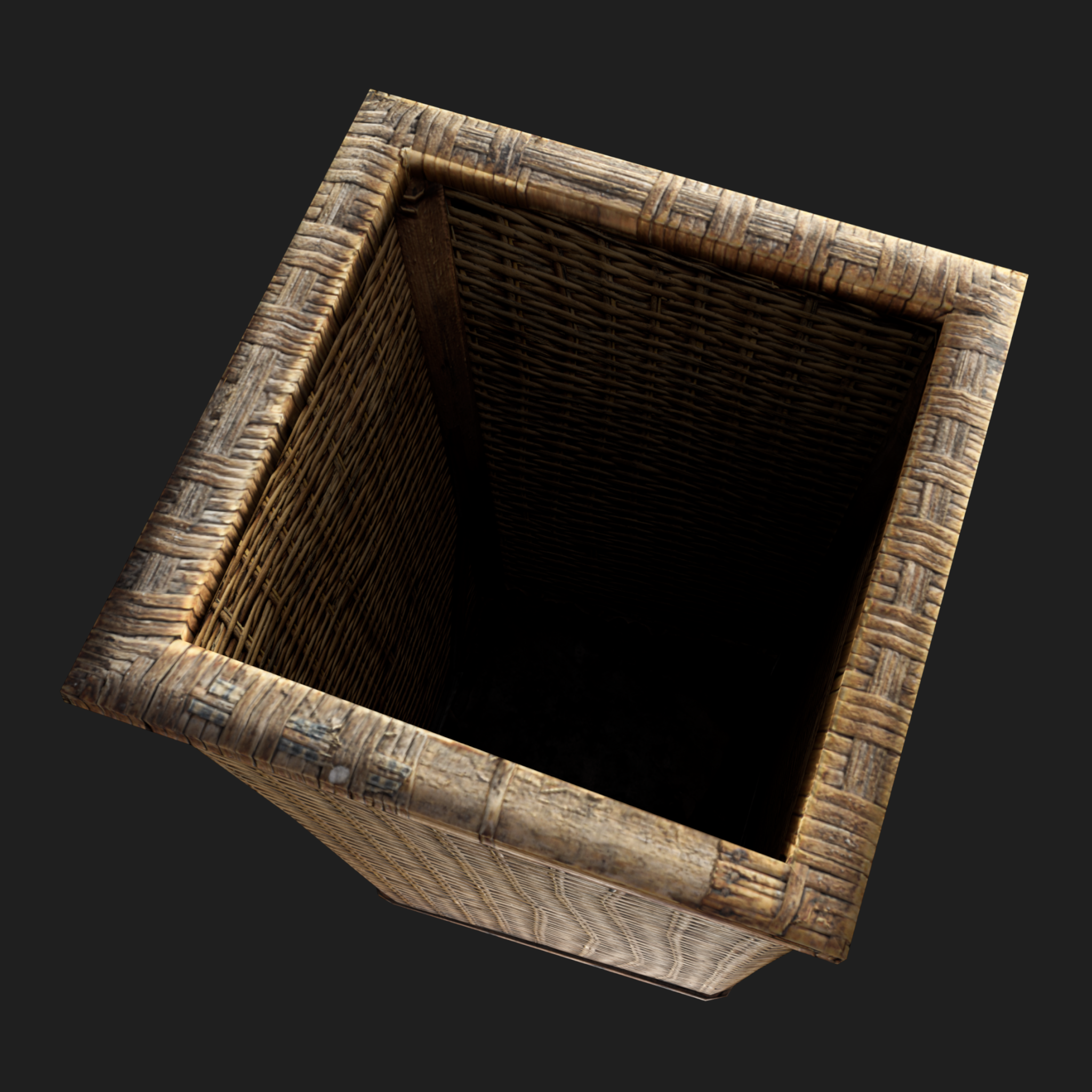 3D Basket Knitted Brown